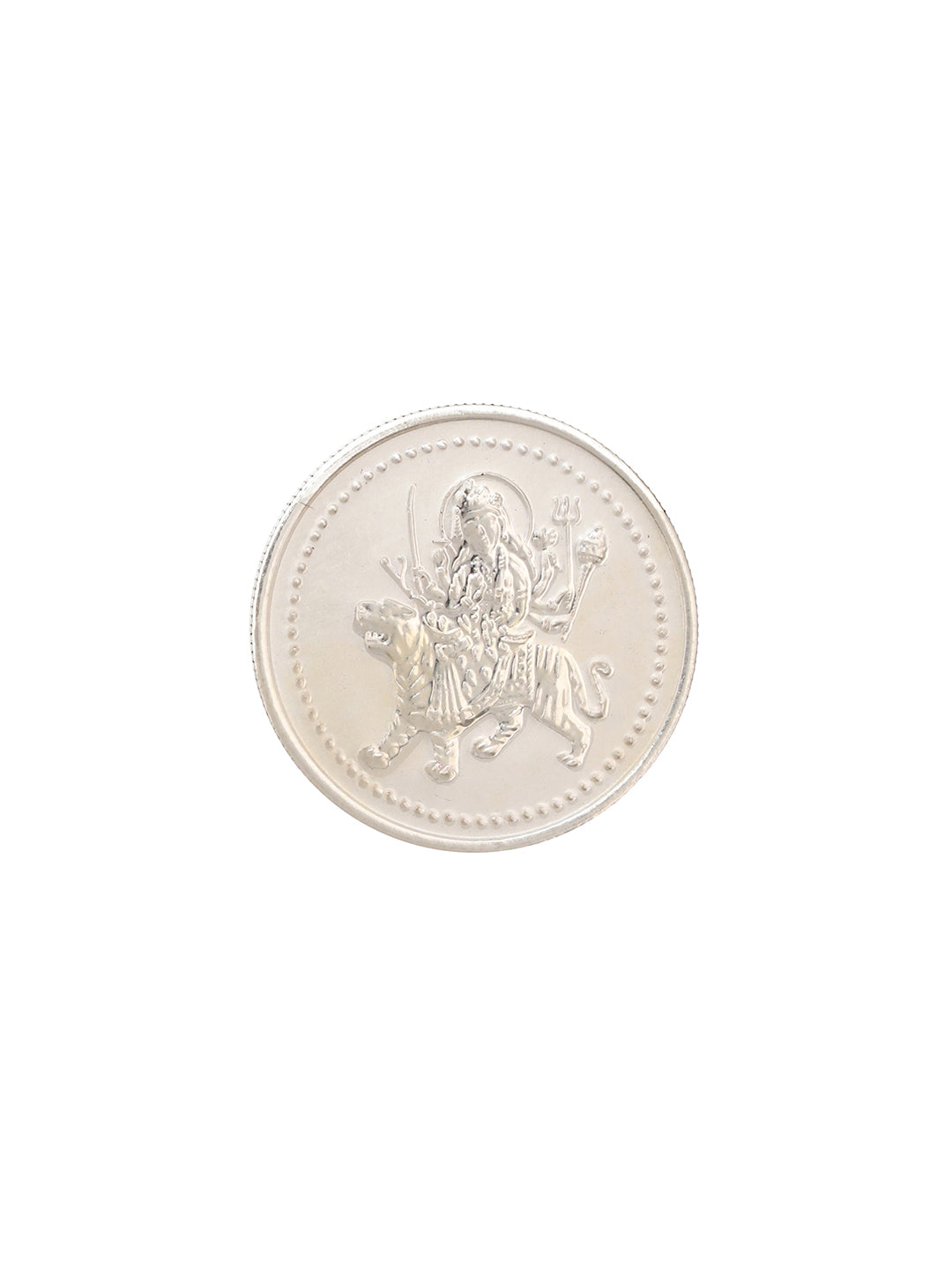 Maa sherawali 10 gram 999 Round Silver Coin