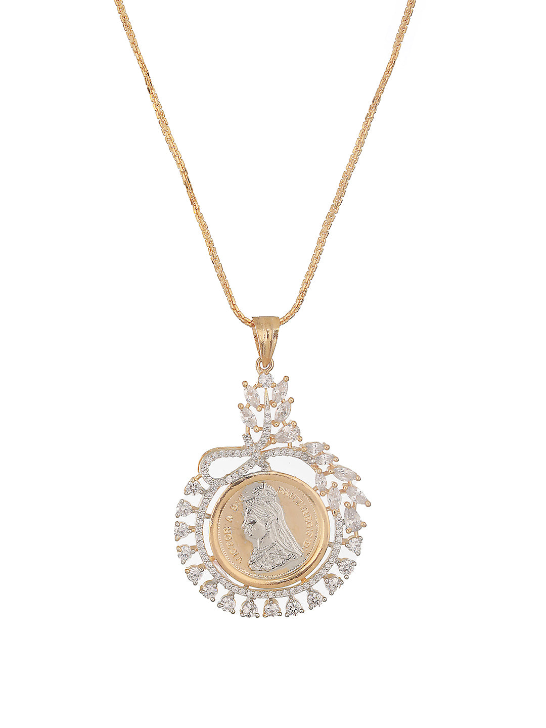 Gold Toned Ginni Locket Set