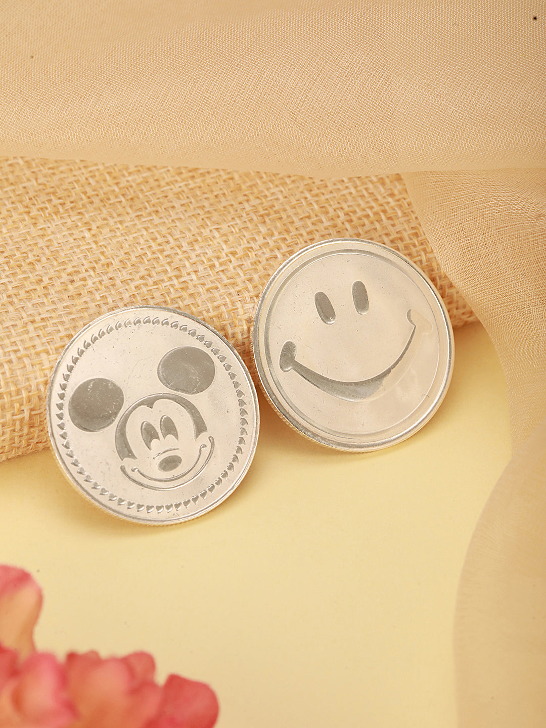 Mickey Mouse Smiley 20 gram 999 round Silver Coin