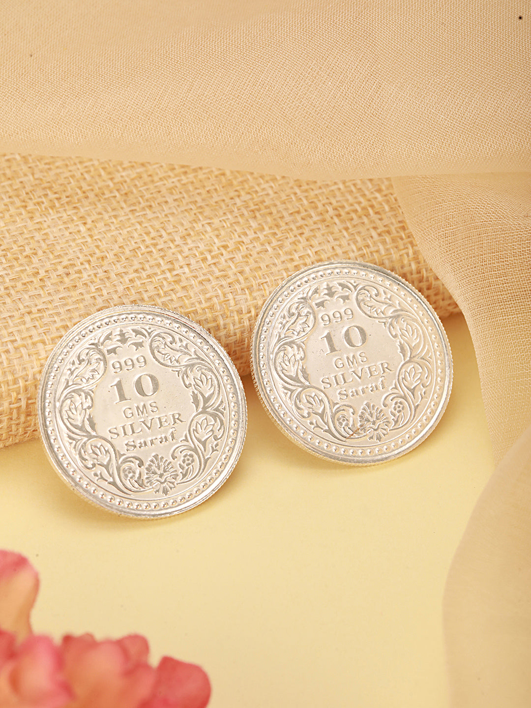 Maa laxmiji Tirupati 20 gram round Silver Coin