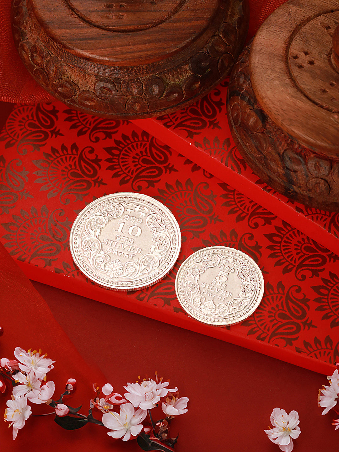 Queen Victoria Emperor George 15 gram 999 round Silver Coin