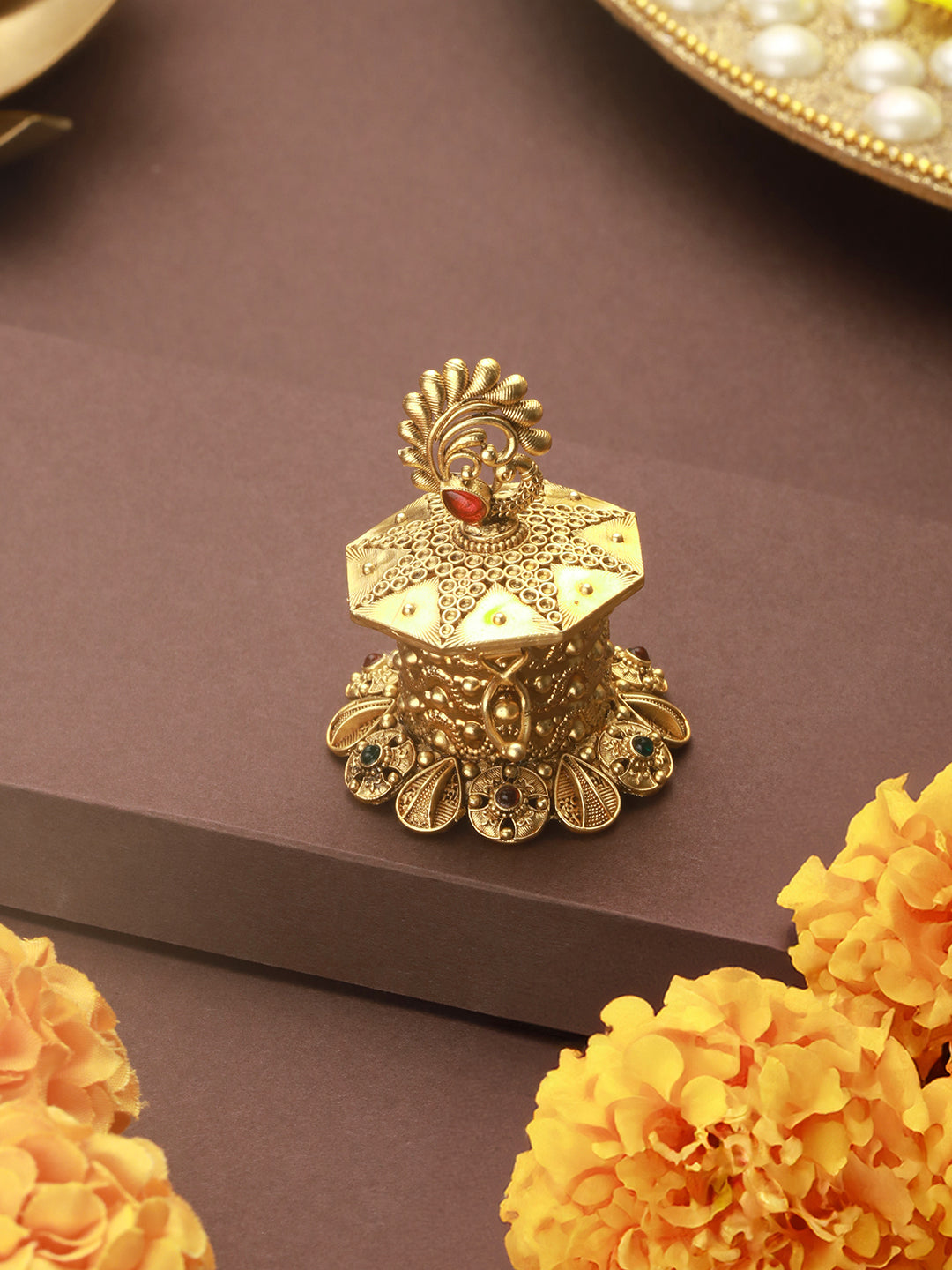 peacock Sindoor Box