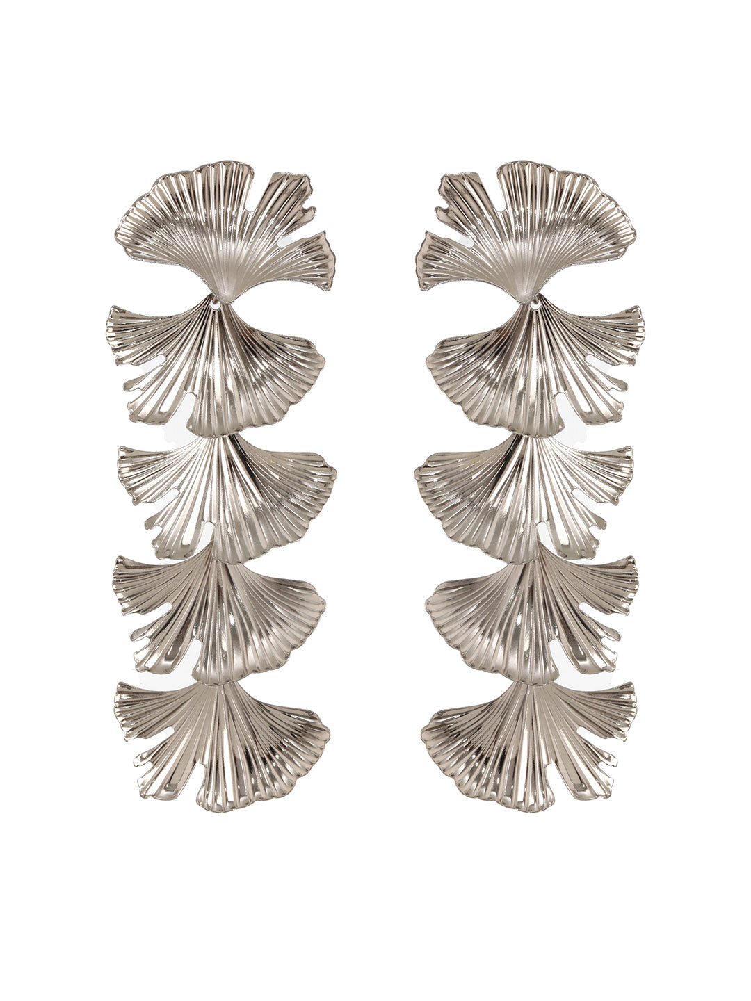 Anti-Tarnish Silver Plated Quirky Long Dangler Earrings