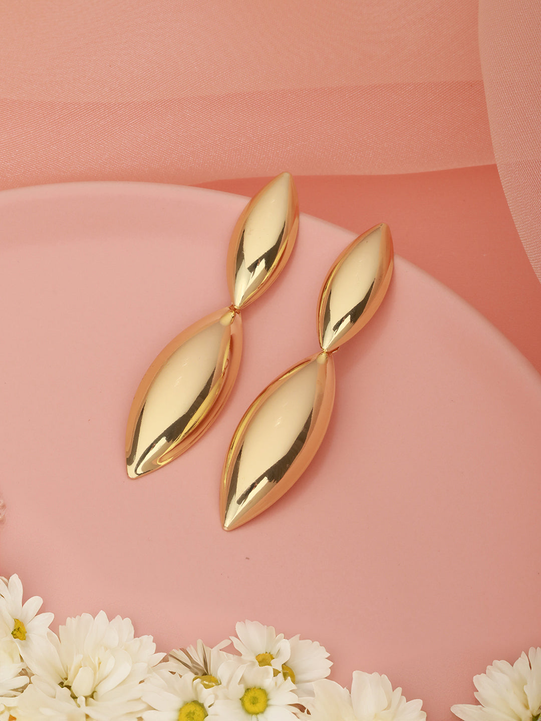 Anti-Tarnish Gold Plated Stylish  Casual Drop Dangle Earrings