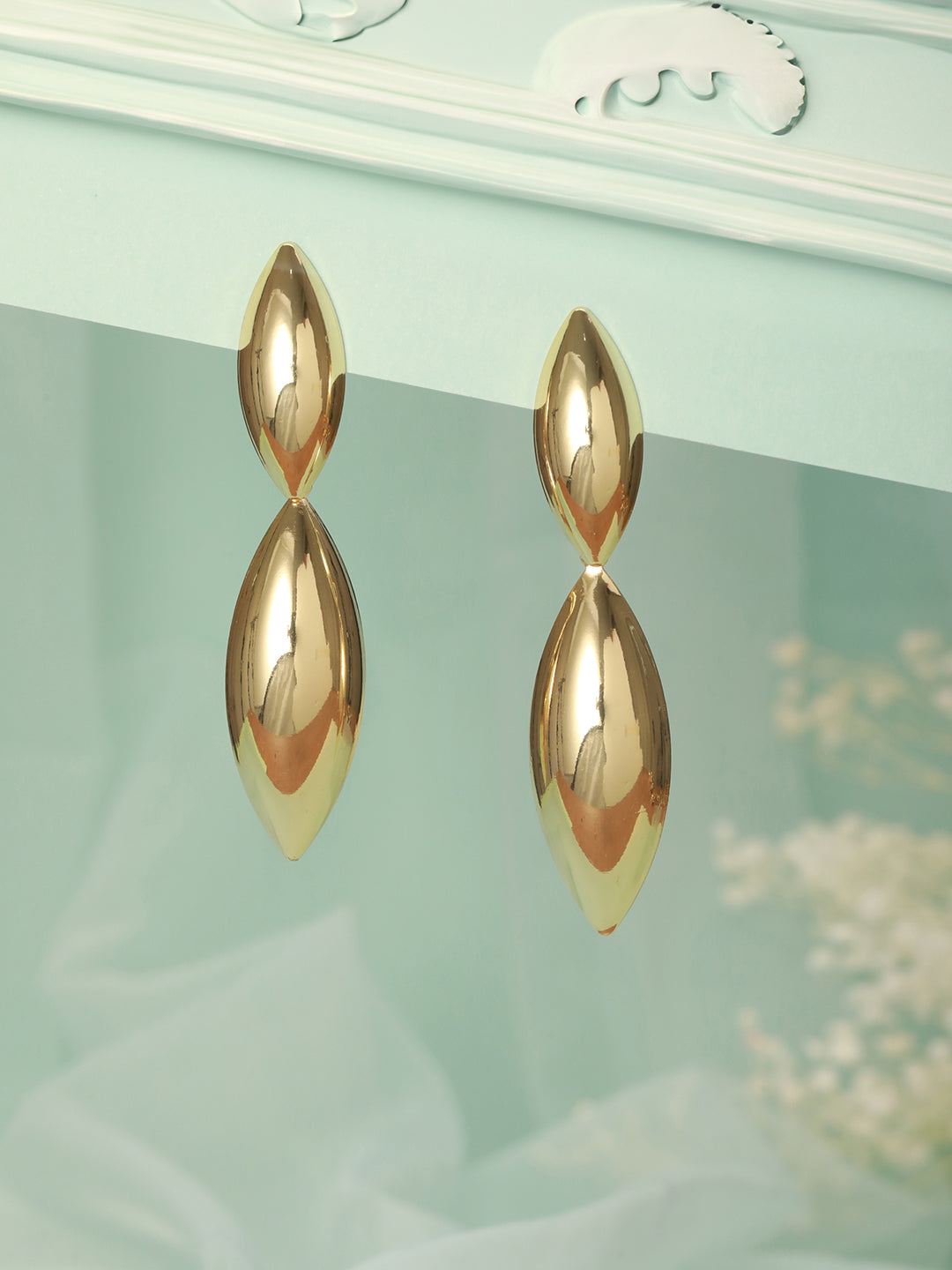 Anti-Tarnish Gold Plated Stylish  Casual Drop Dangle Earrings