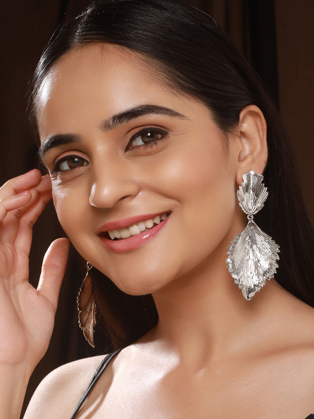 Anti-Tarnish Silver Plated Stylish Quirky Drop Earrings