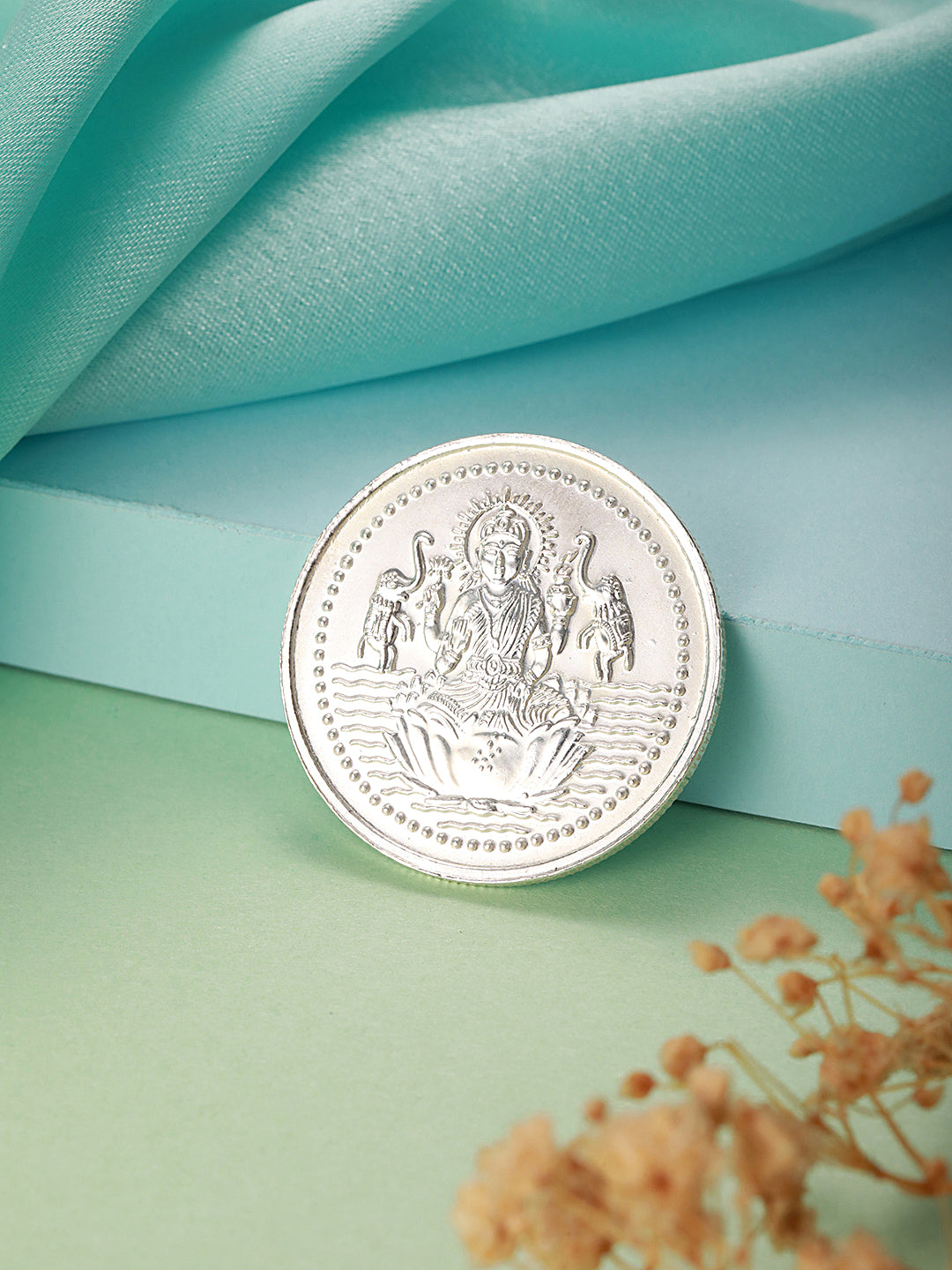 Shri Laxmi 10 gram 999 Round Silver Coin