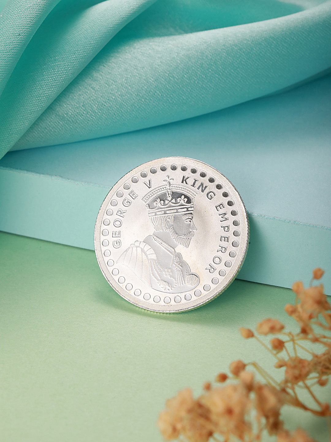 999 Silver King George Round 10 gm Silver Coin