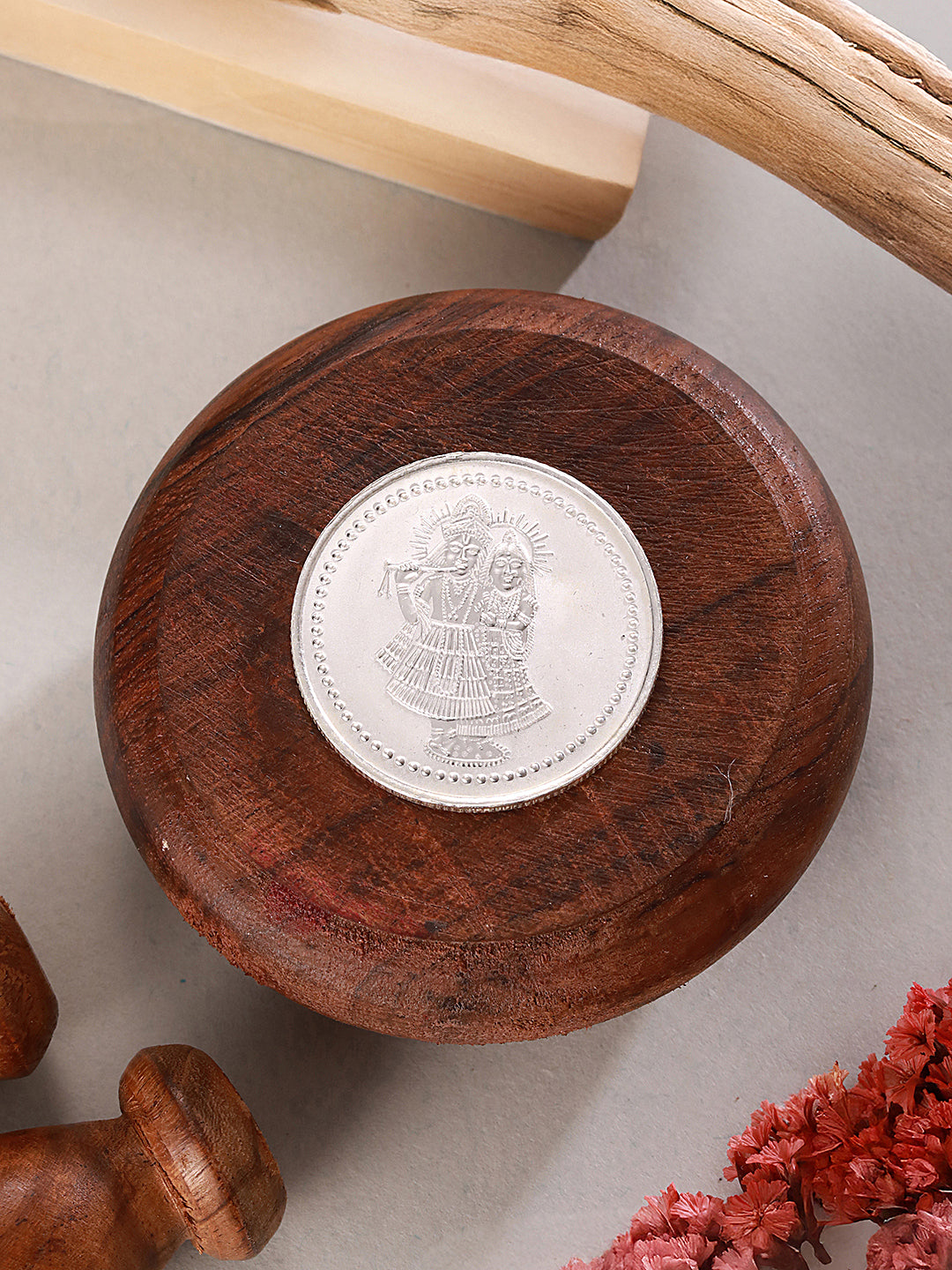 Enchanting Radhe Krishna 10 gram 999 Round Silver Coin