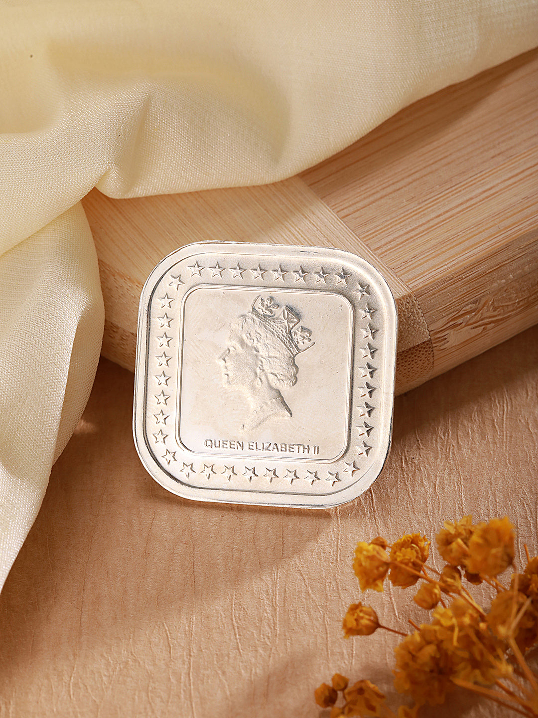 999 Silver Empress Square 10 gram Silver Coin