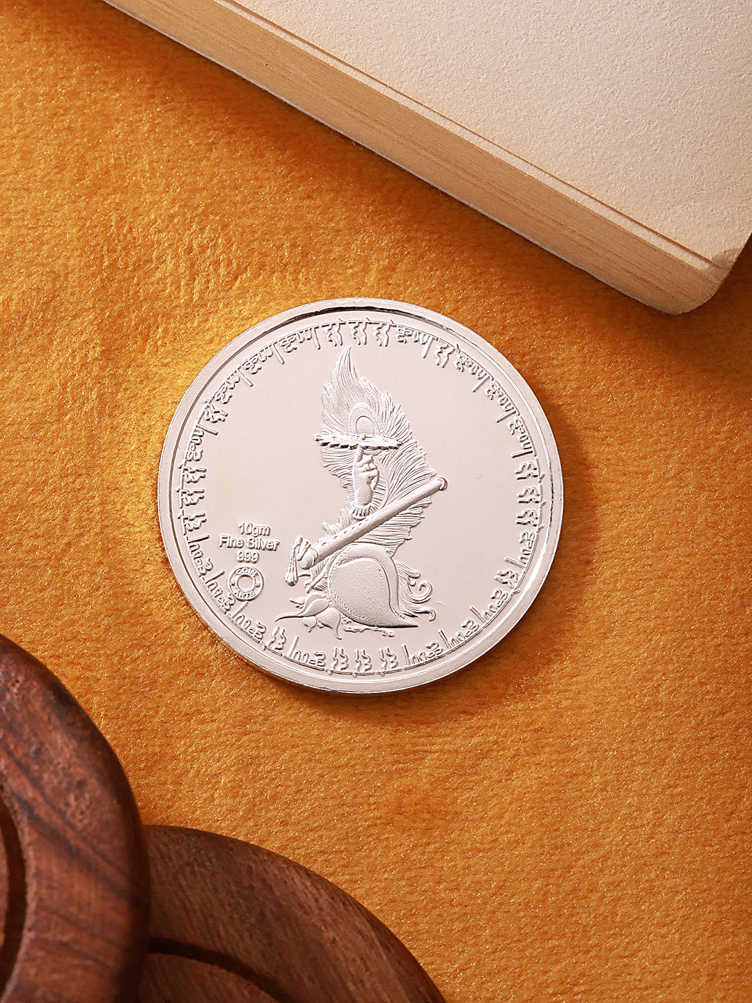 Enchanting Radha Krishna 10 gram  999 Silver Coin