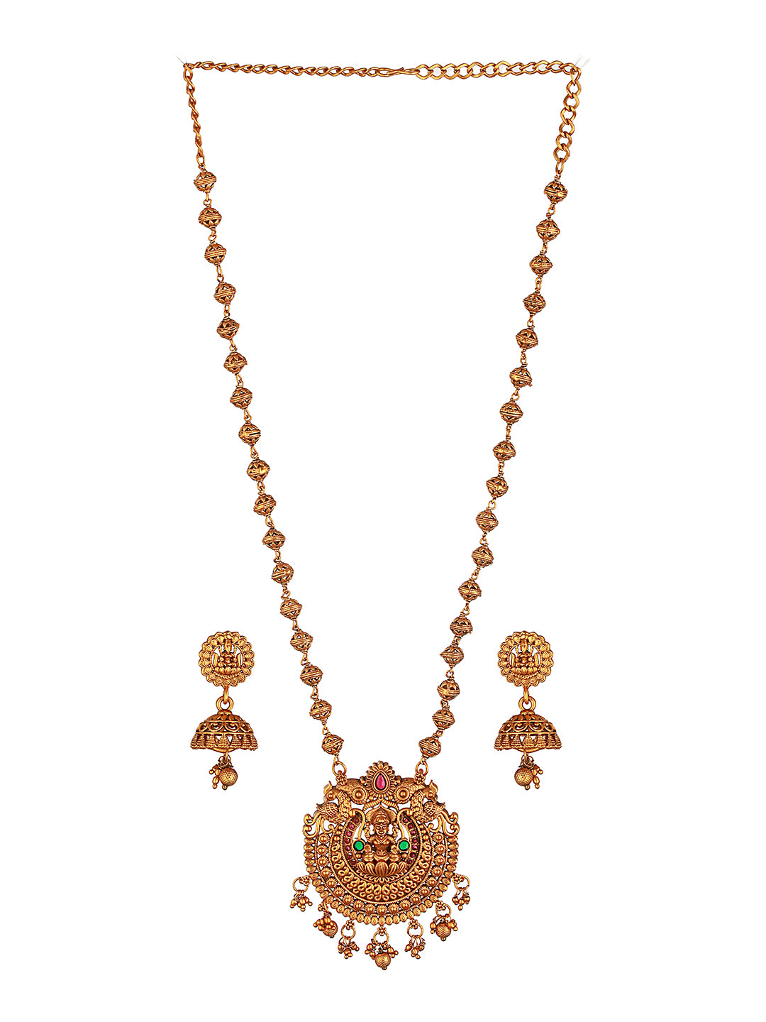 Gold Plated  lakshmiji Temple Maala