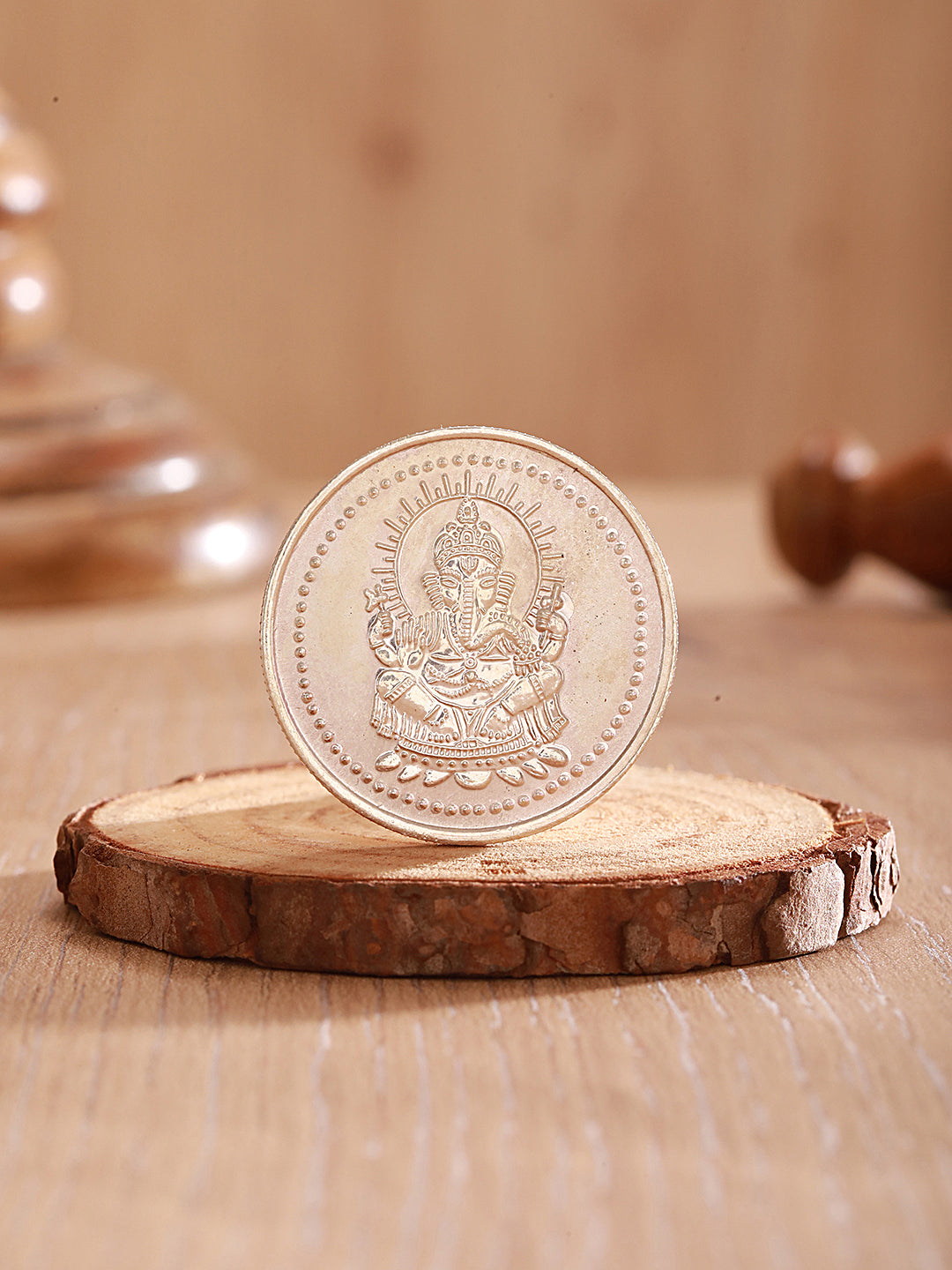 Lord Ganapati 10 gram 999 Round Silver Coin