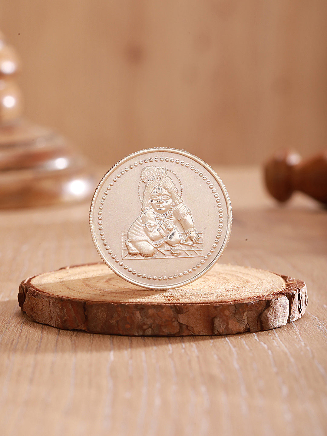 Laddu Gopal 10 gram 999 Round Silver Coin