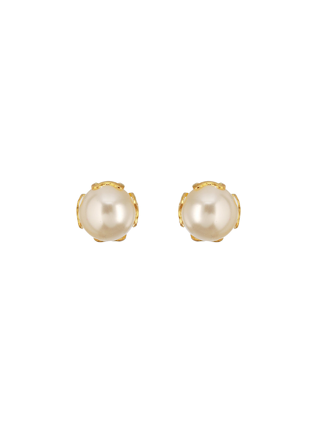 Gold plated Pearl studed earring