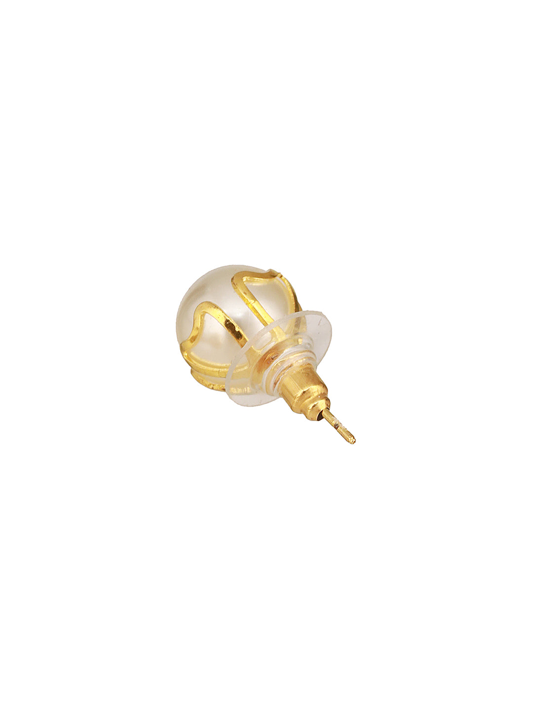 Gold plated Pearl studed earring