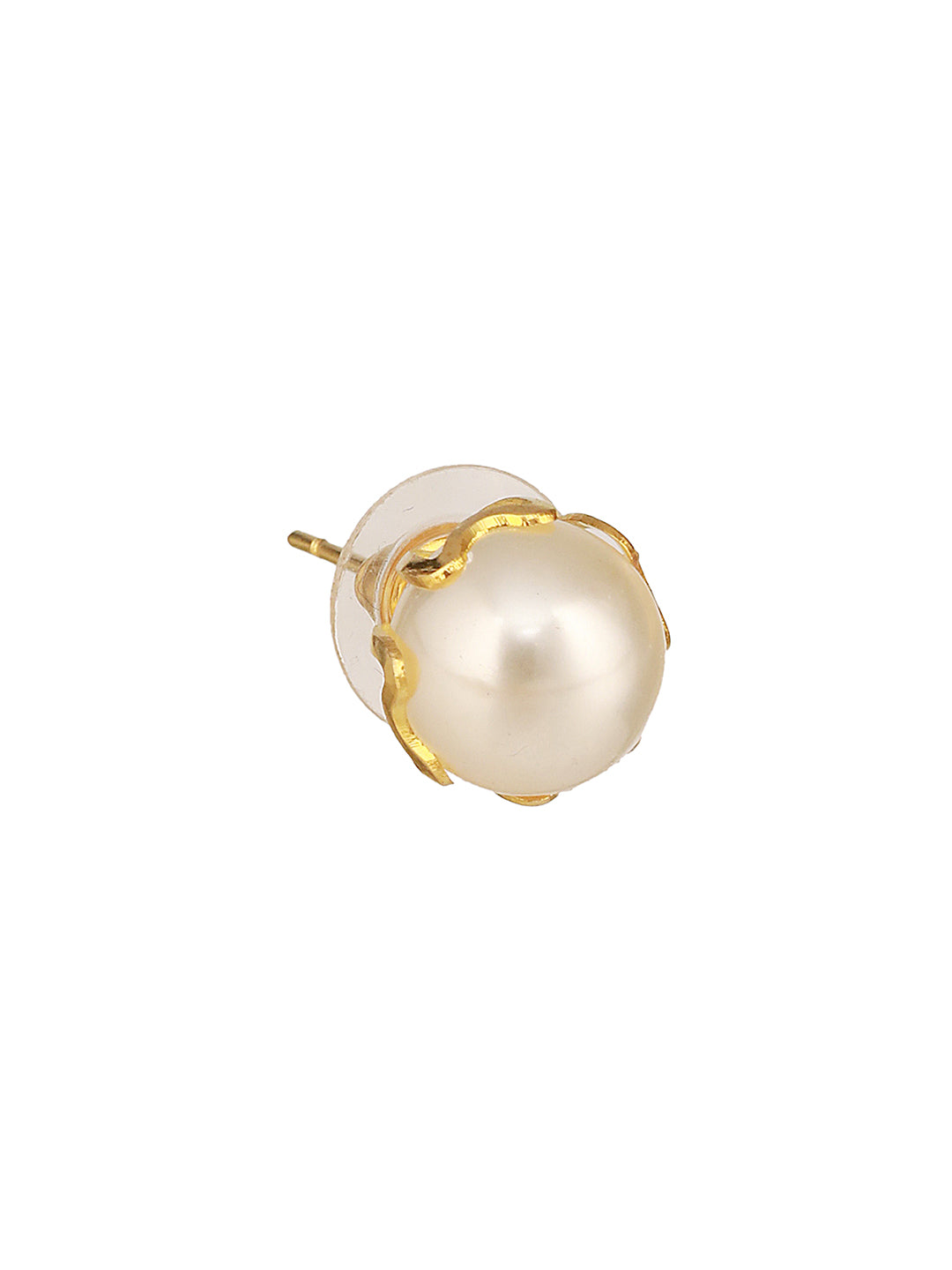 Gold plated Pearl studed earring
