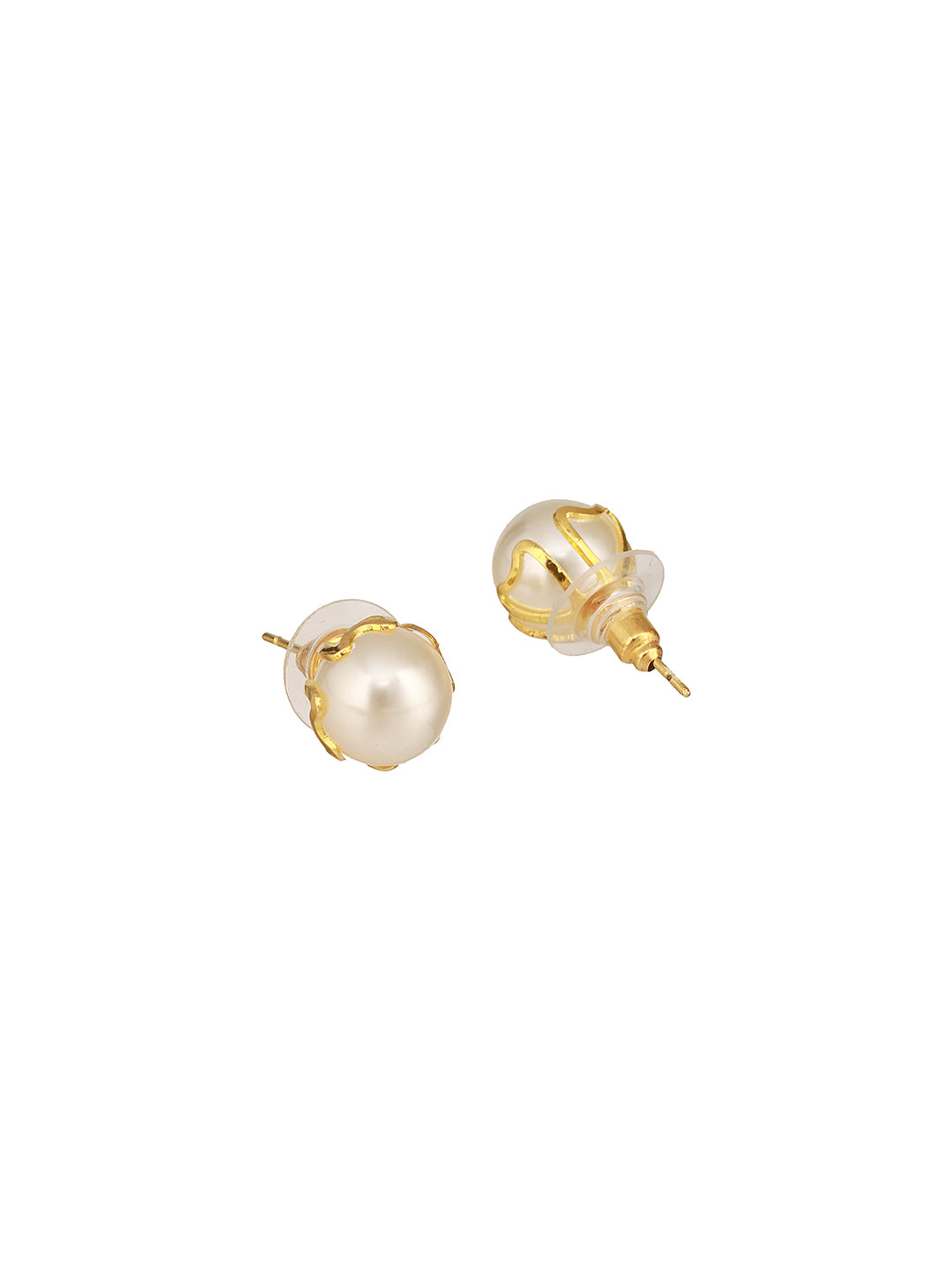 Gold plated Pearl studed earring