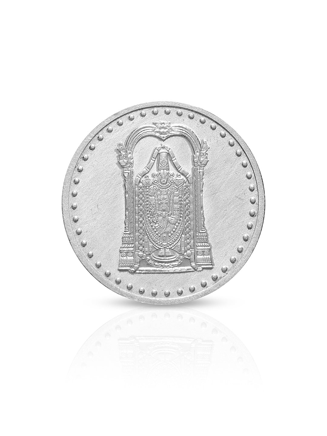 Tirupati Balaji 10 gram 999 Round Silver Coin