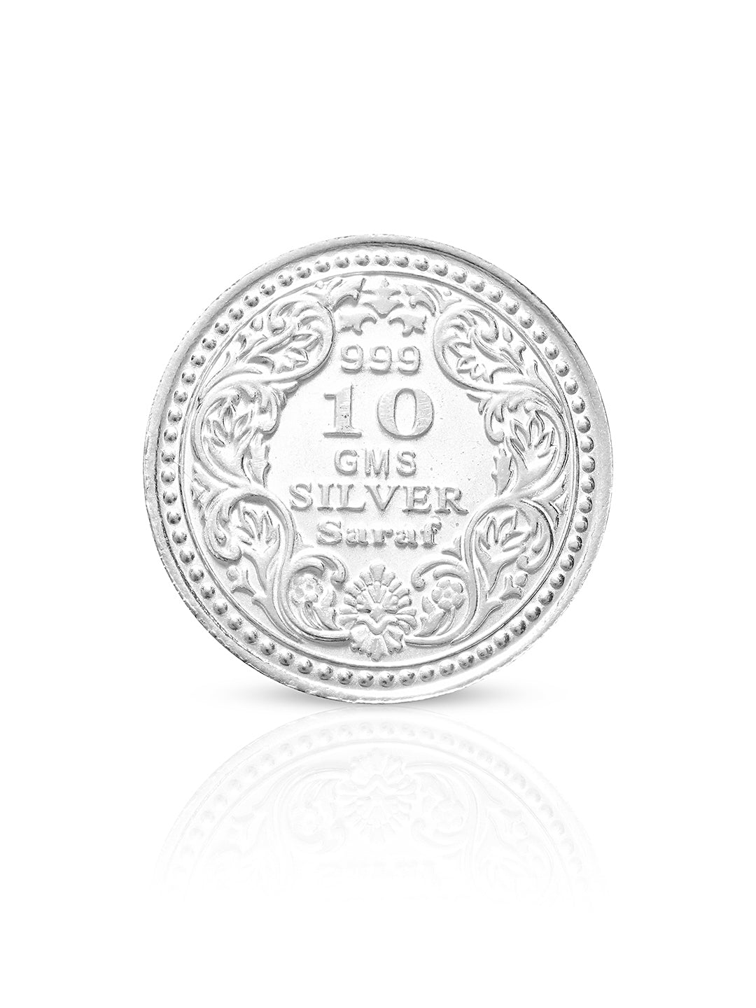 Enchanting Radhe Krishna 10 gram 999 Round Silver Coin