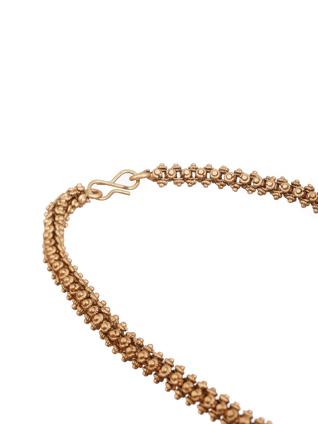 Antique Gold Plated Ball Design 18 inch Dailywear  Necklace  Chain