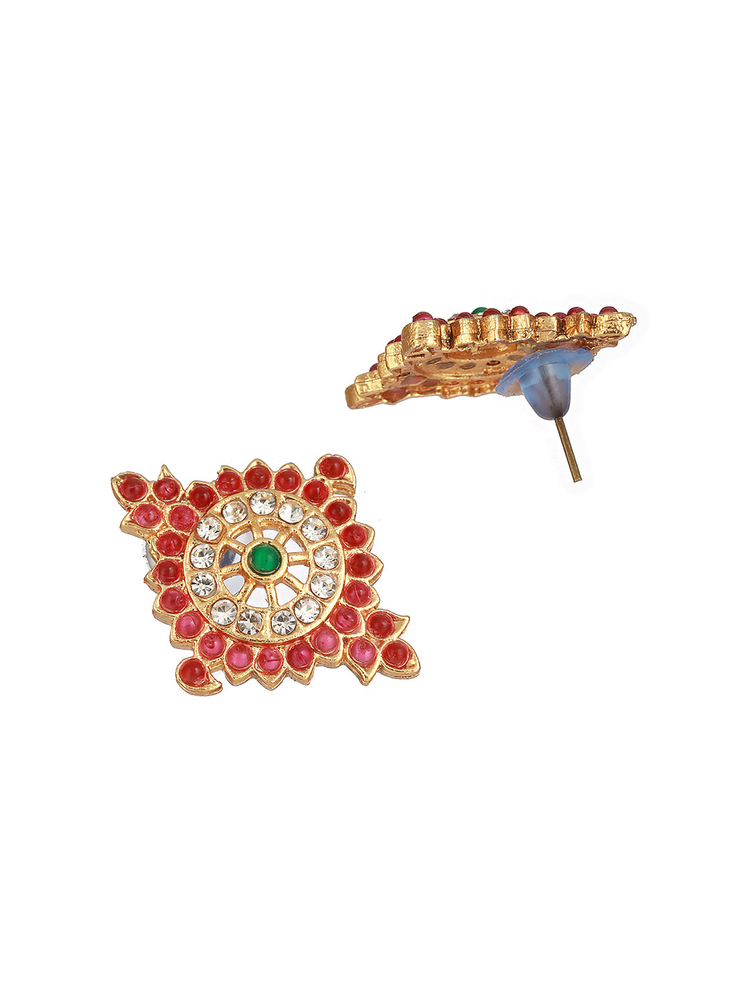 Gold Plated Lord Tirupati Balaji Symbol Chain Jewellery  Set