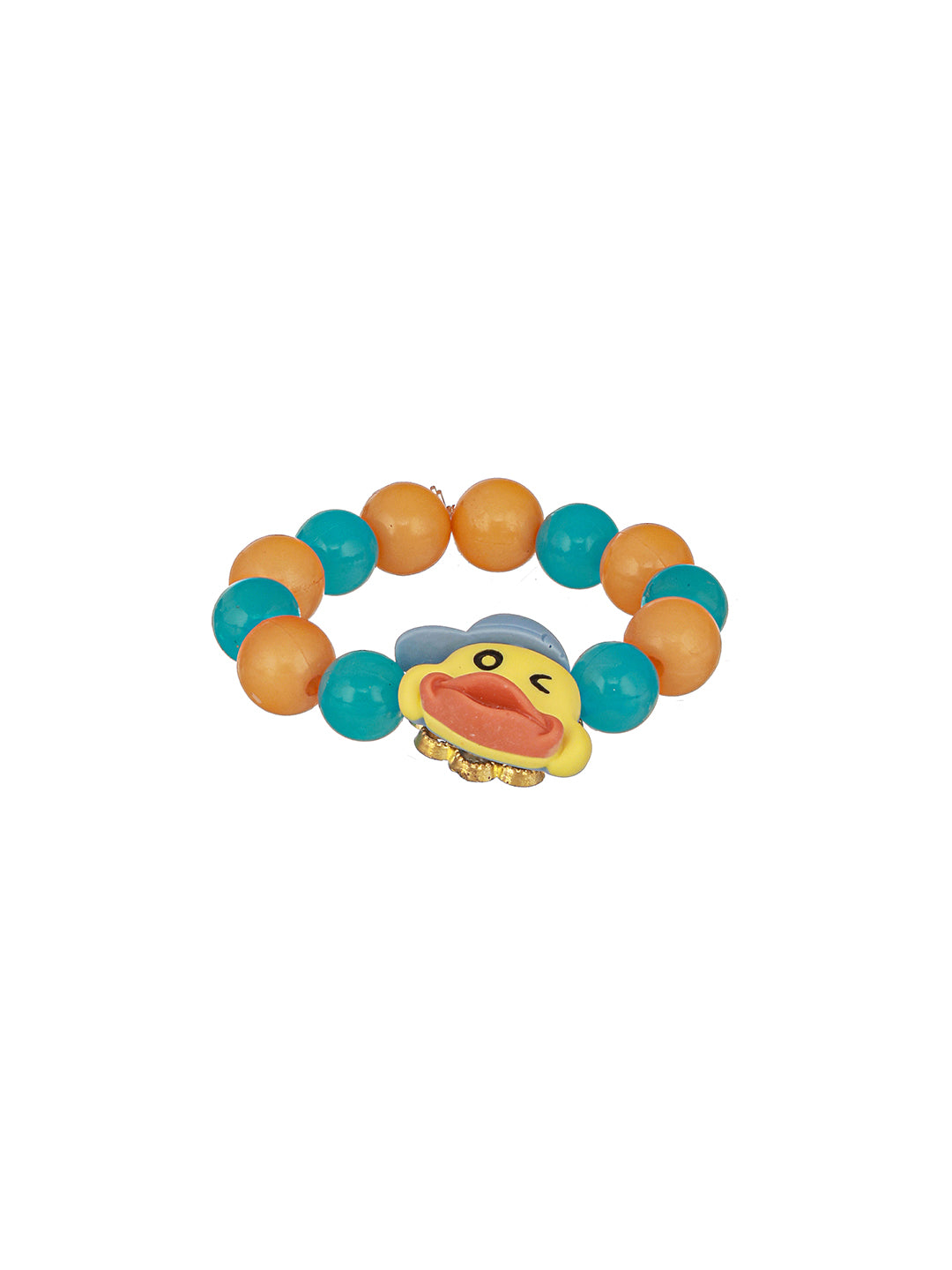 Set Of 2 Flower & Cute Duck  Bracelet Kids Rakhi For Boys & Girls with Roli Chawal