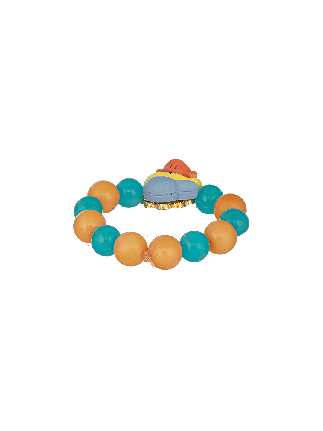 Set Of 2 Flower & Cute Duck  Bracelet Kids Rakhi For Boys & Girls with Roli Chawal