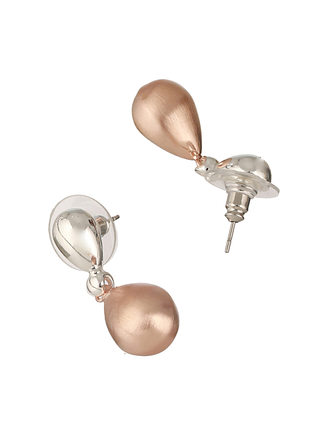 Anti-Tarnish Dual Plated Water Drop Shaped Minimal Trendy Pendant Jewellery Set