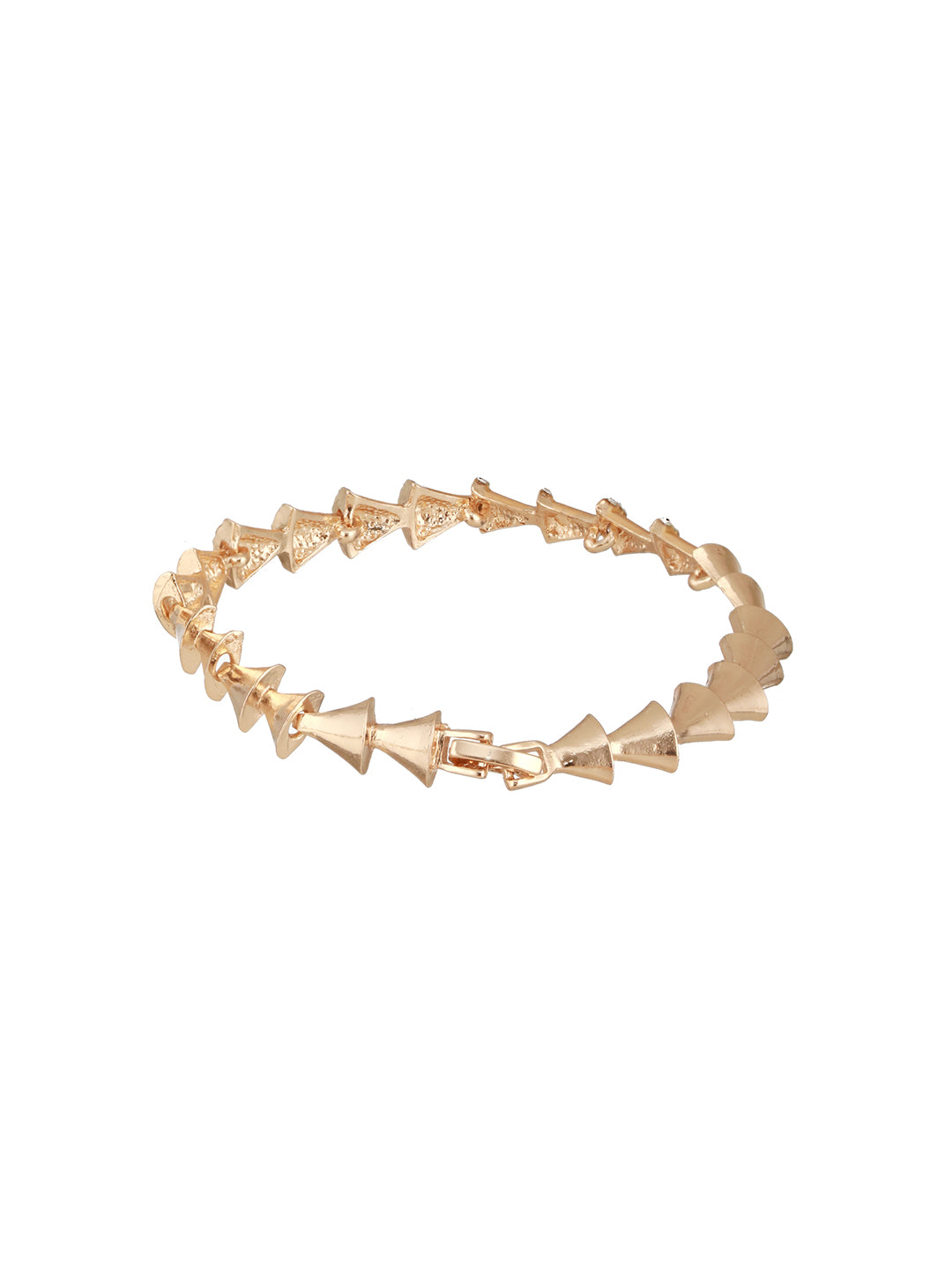 Anti-Tarnish 18k Gold Plated AD Studded Statement Link Combo Jewellery Set