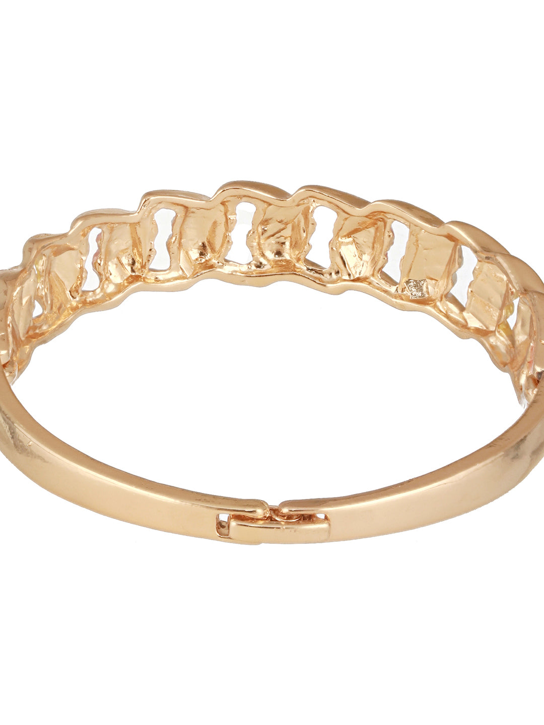 Anti-Tarnish Rose Gold Plated Tricolor Combo Jewellery Set