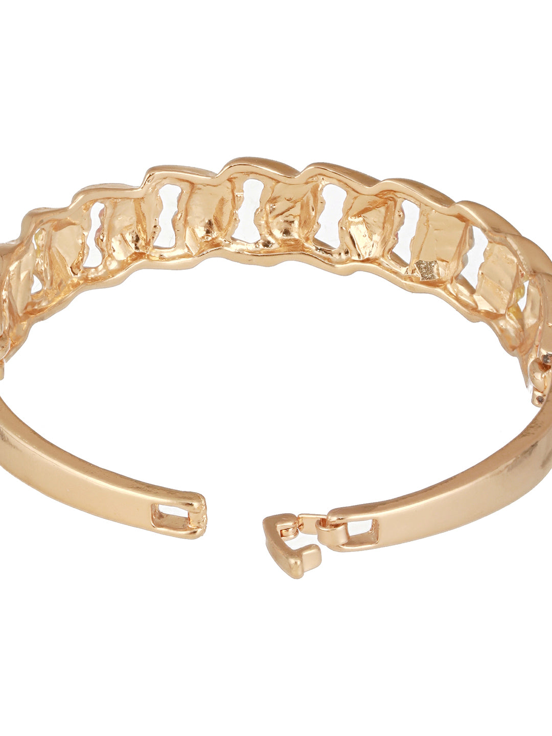 Anti-Tarnish Rose Gold Plated Tricolor Combo Jewellery Set