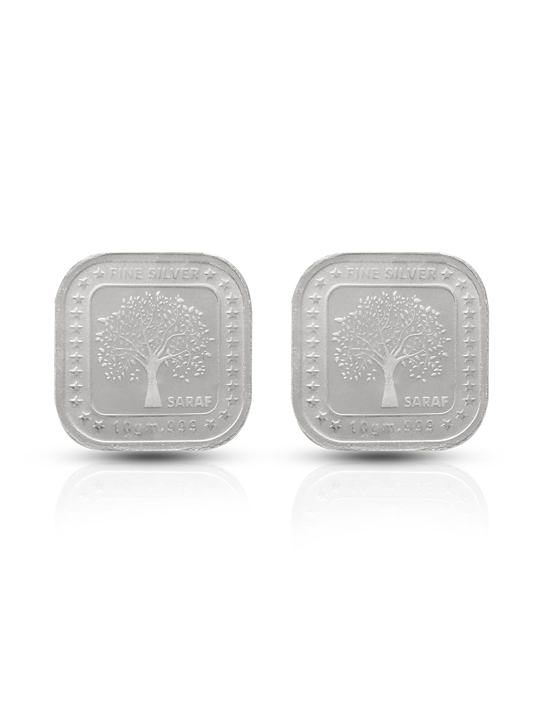 Queen Victoria Emperor George 20 gram 999 square Silver Coin