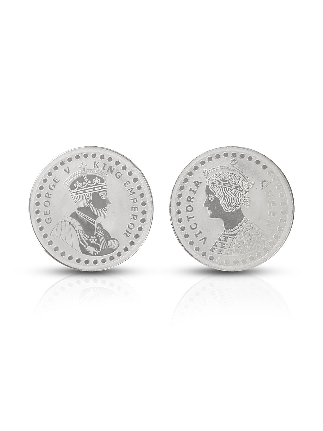 Queen Victoria Emperor George 20 gram 999 round Silver Coin