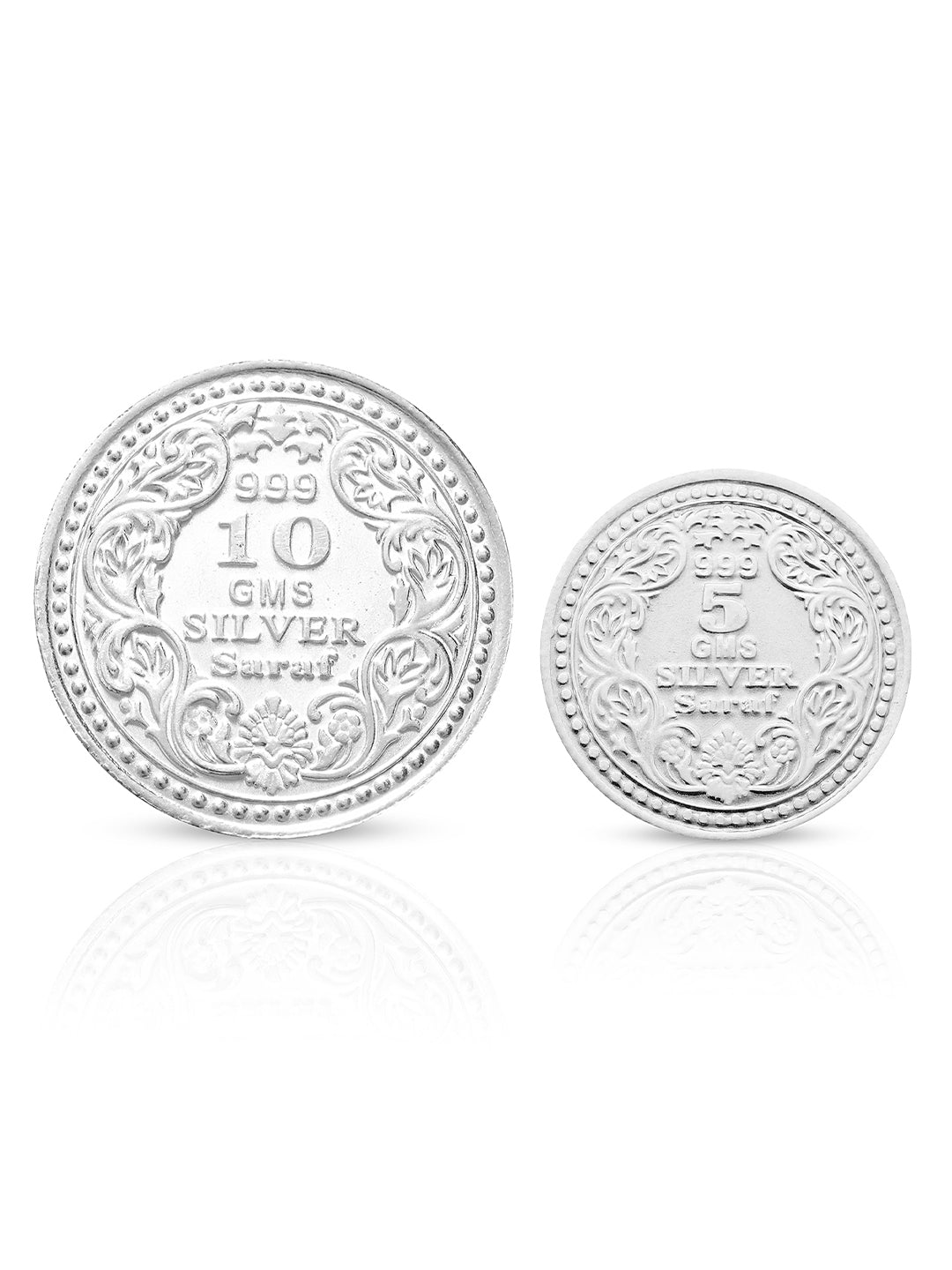 Enchanting Radhe Krishna 10 gram & Maa laxmi & Lord Ganesha 5 gram Silver Coin