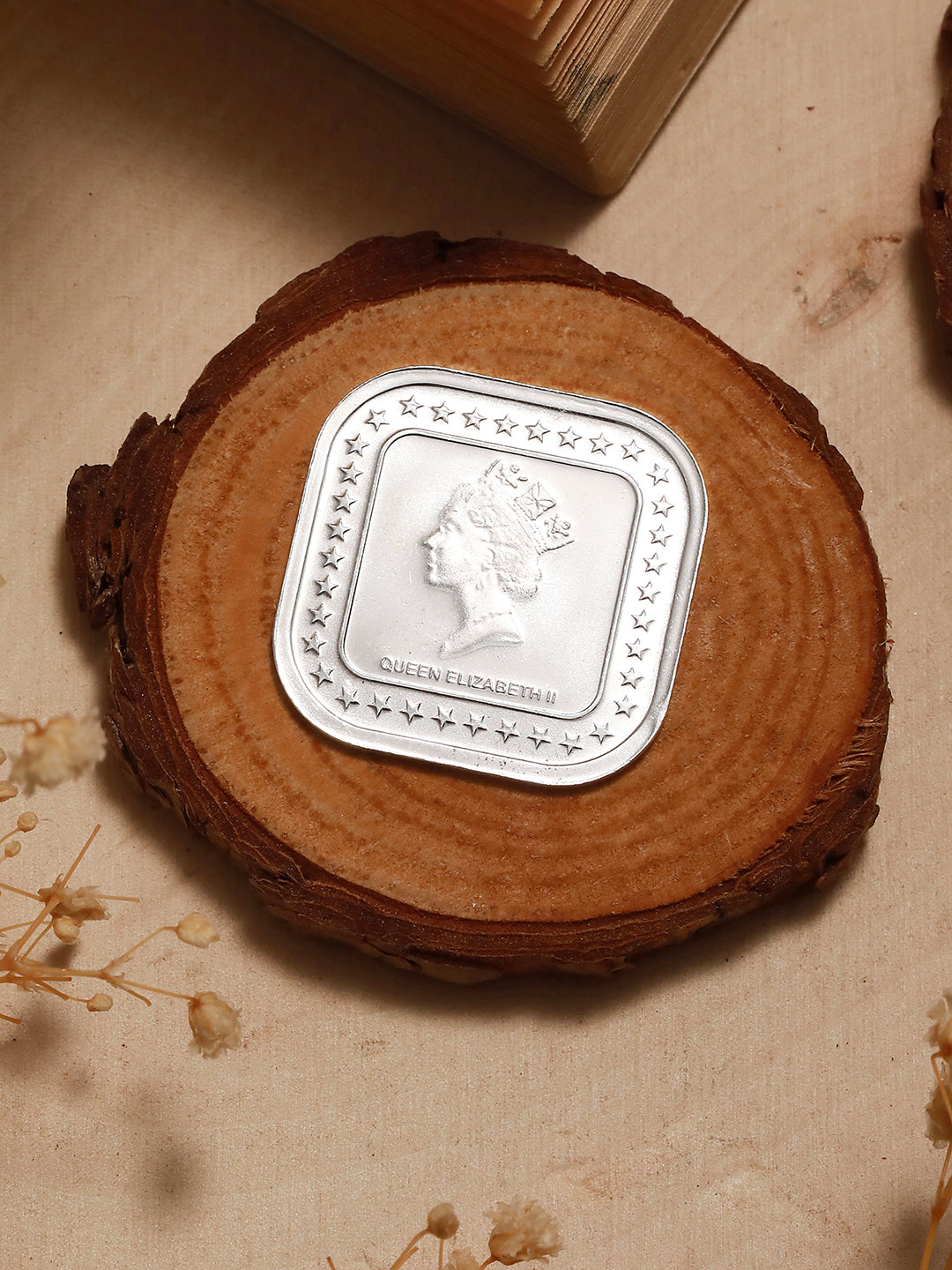 Square Empress & Round Queen Victoria each 10 gram 999  Silver Coin