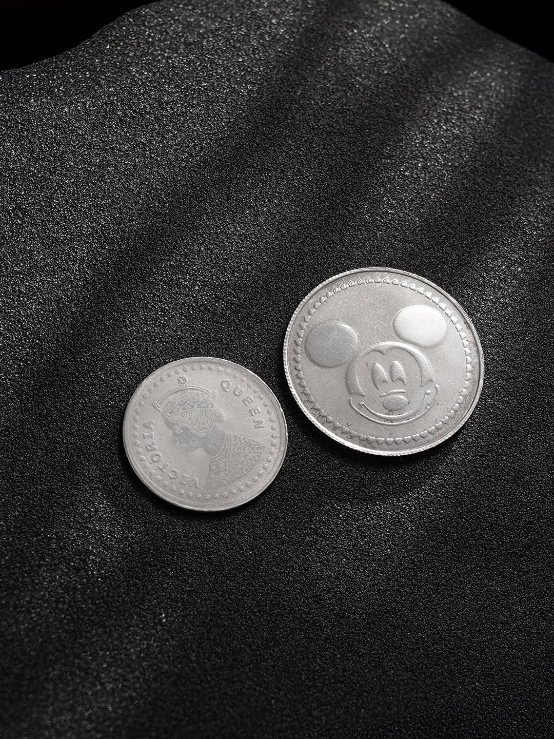 Mickey Mouse 10 gram & Empredd Victoria 5 gram Silver Coin 999 Silver