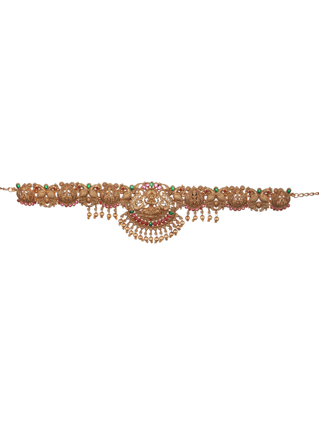 Gold Plated Antique Bridal  Temple Hip Belt Kamarbandh