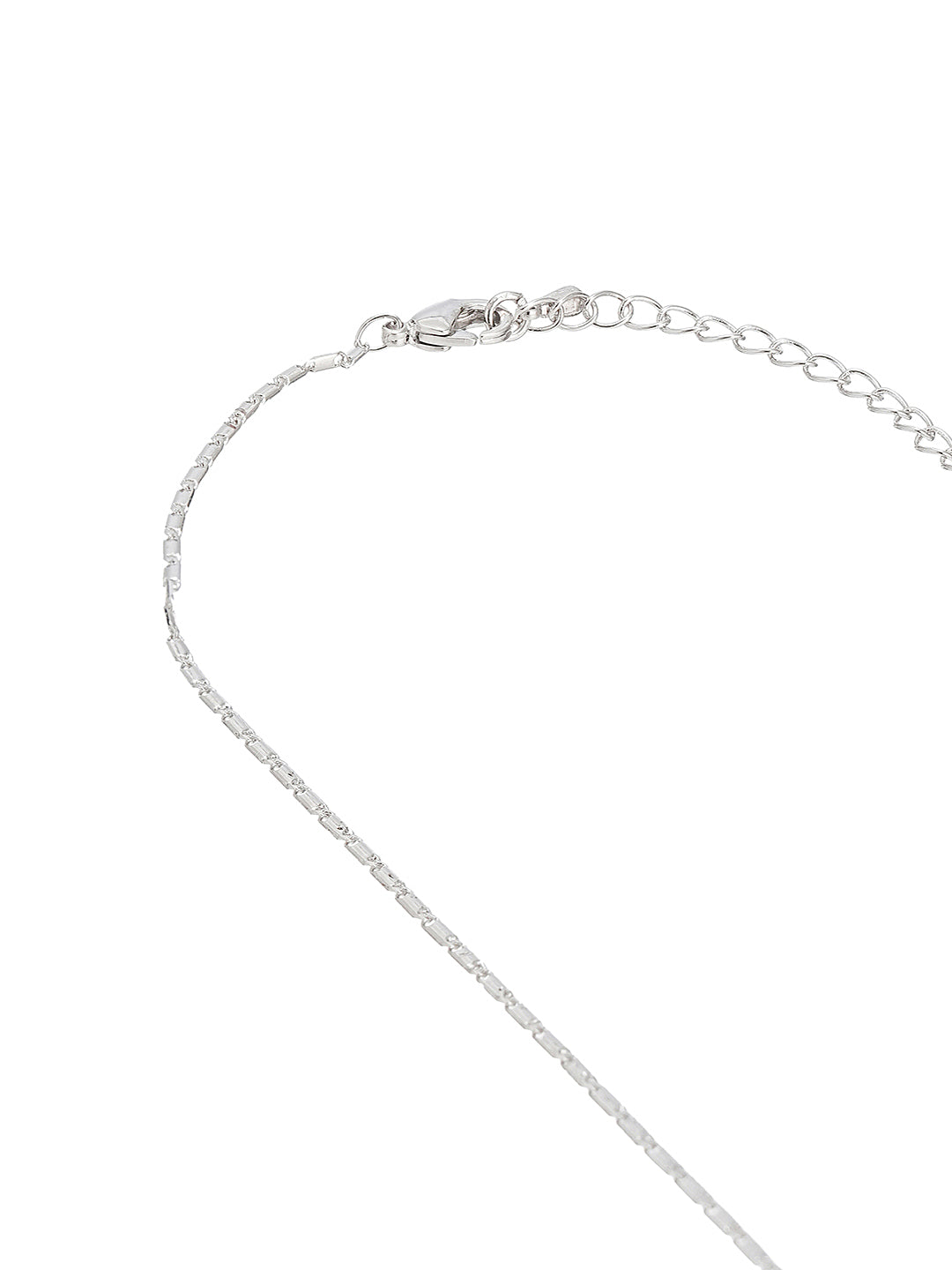 Elegant Blue Teardrop Pendant Necklace & Earrings Set