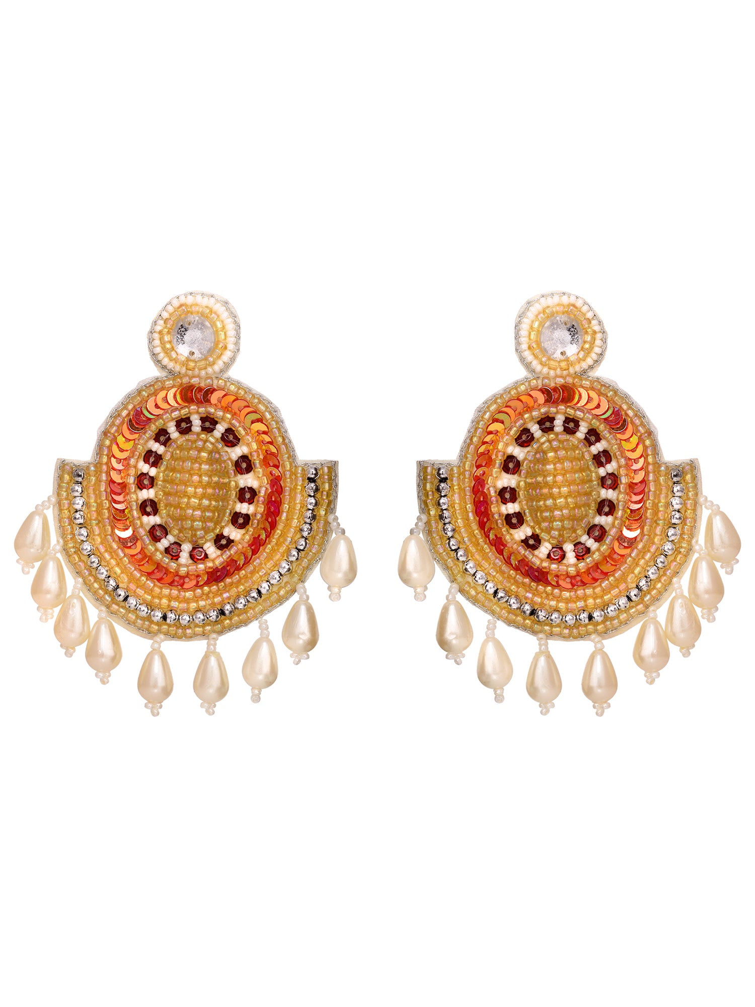 Multi Contemporary Drop Earrings