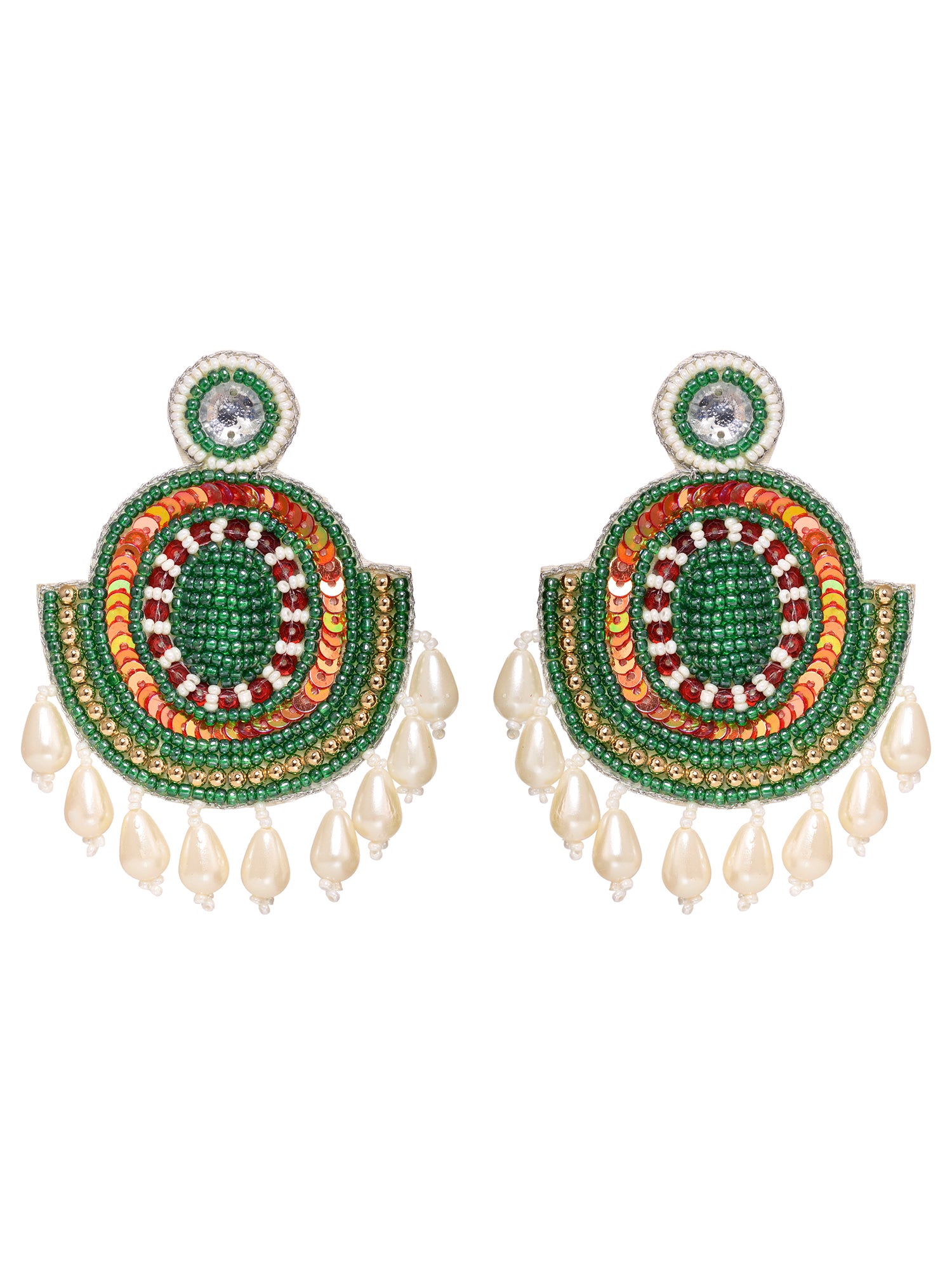 Multi Contemporary Dropdown Earrings