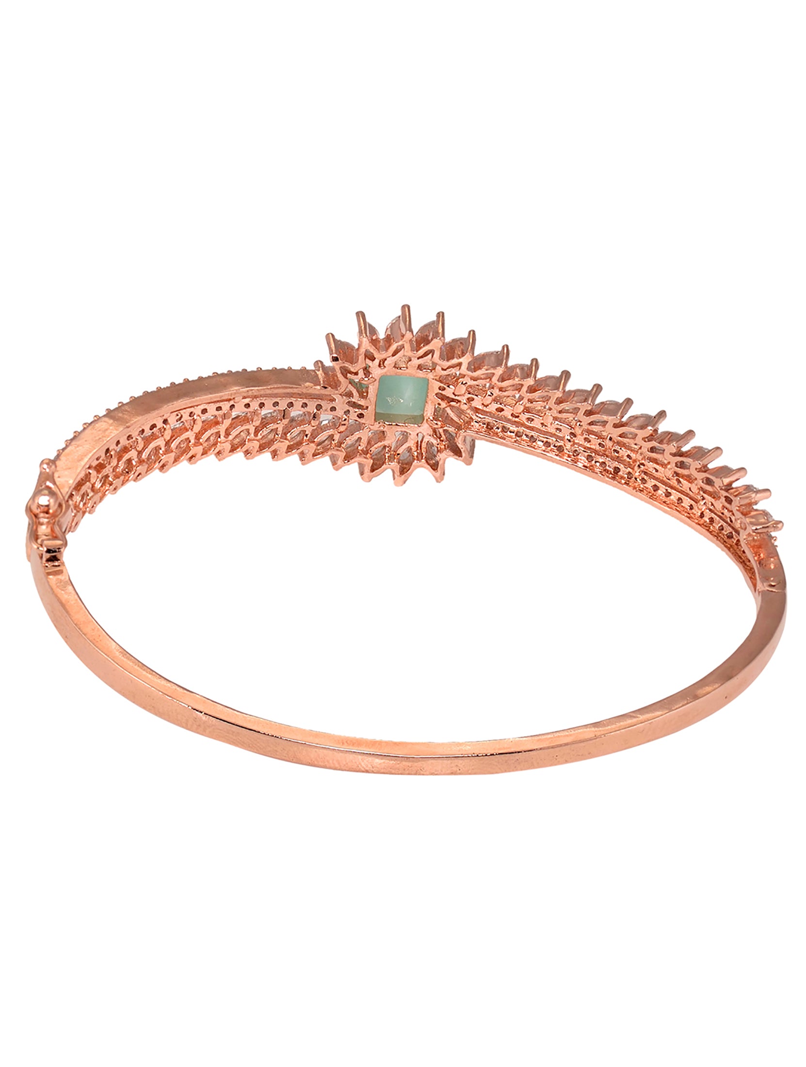Rose Gold plated Mint AD Handcrafted Bracelet for Women & Girls