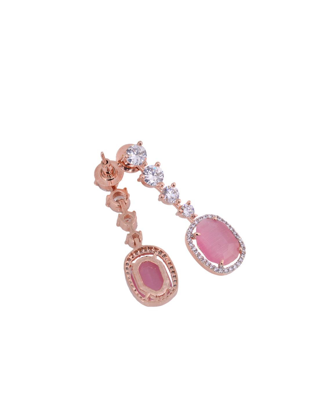 Gulabi drop earrings, handcrafted