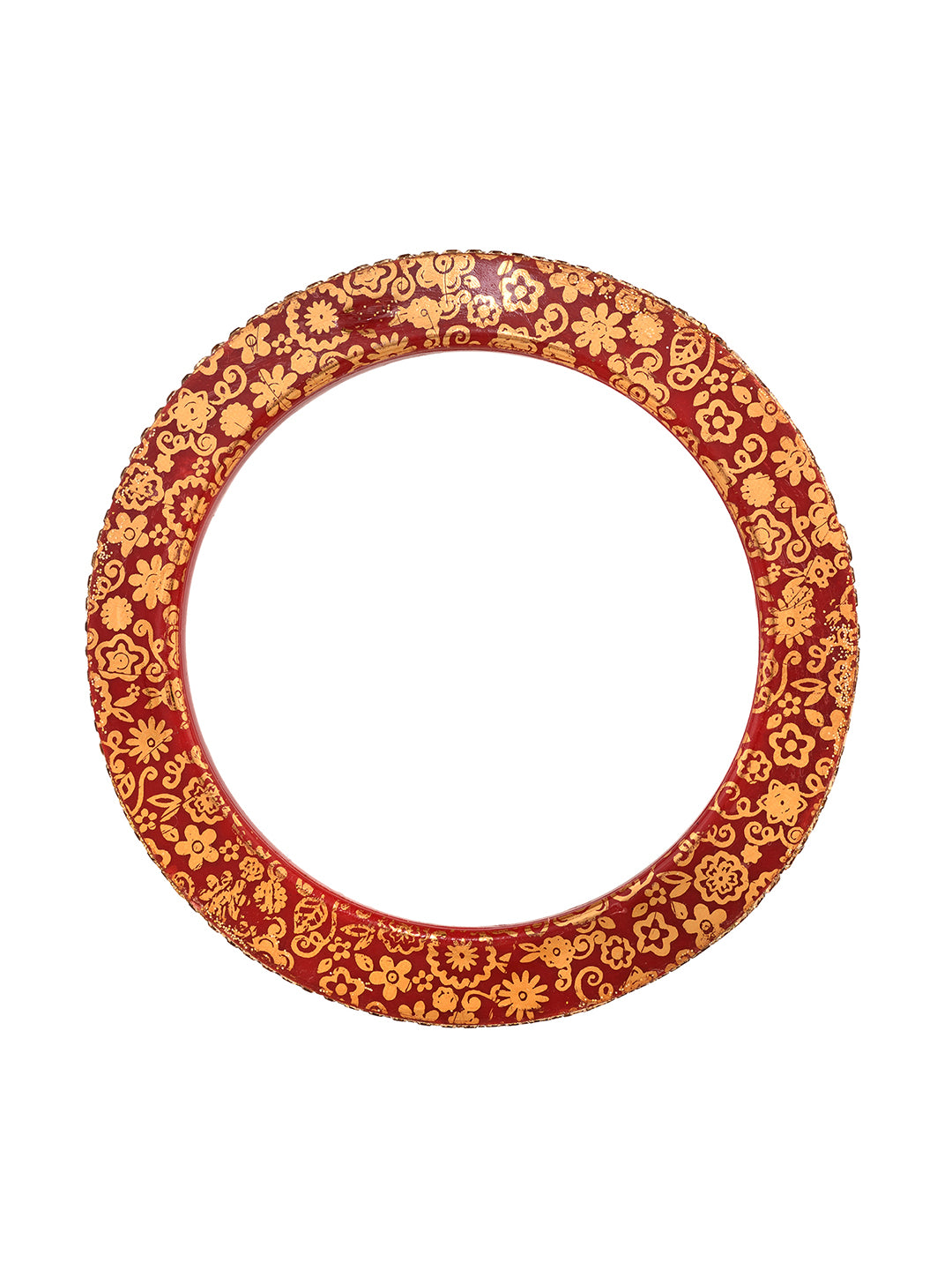 Gold Plated set Of 2 Matching Red Bangles kundan studded Bridal designer Chuda