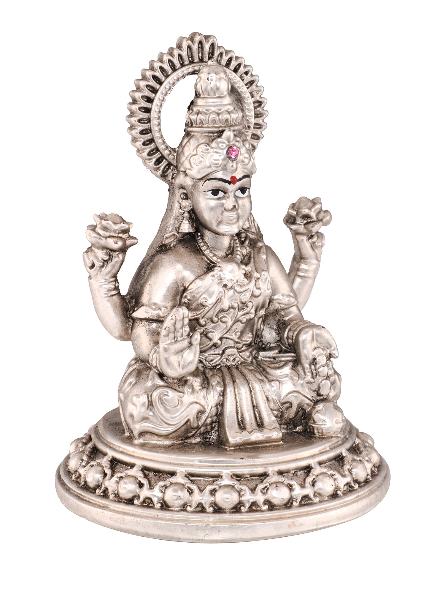 Saraf RS Goddess Maa Lakshmi Idol (999 Silver Plated)
