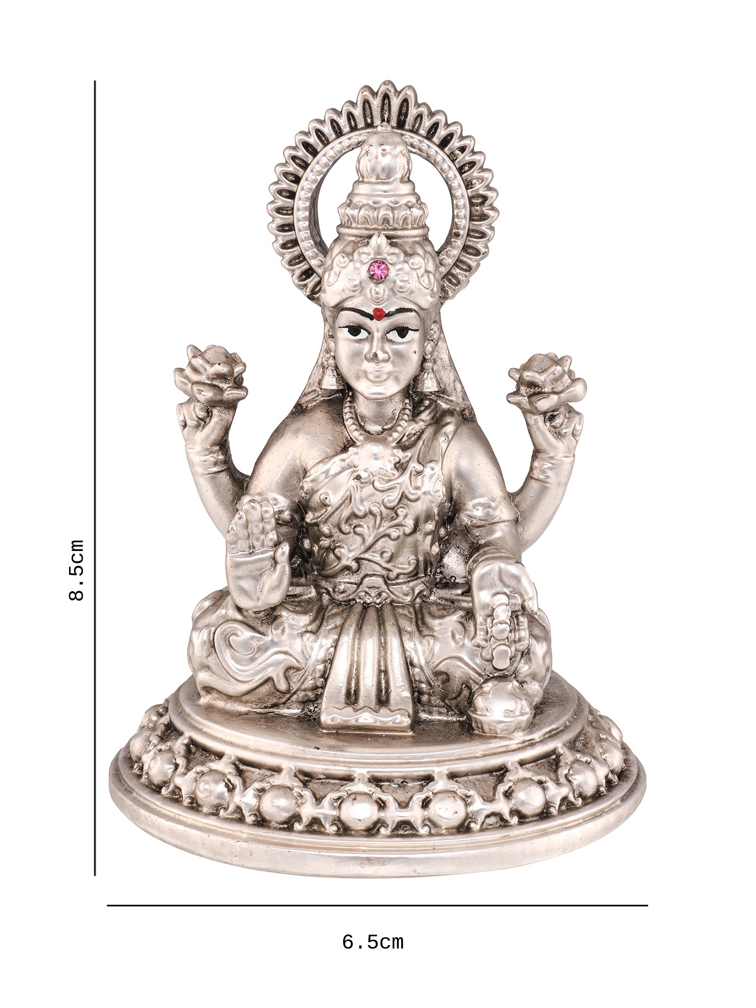 Saraf RS Goddess Maa Lakshmi Idol (999 Silver Plated)