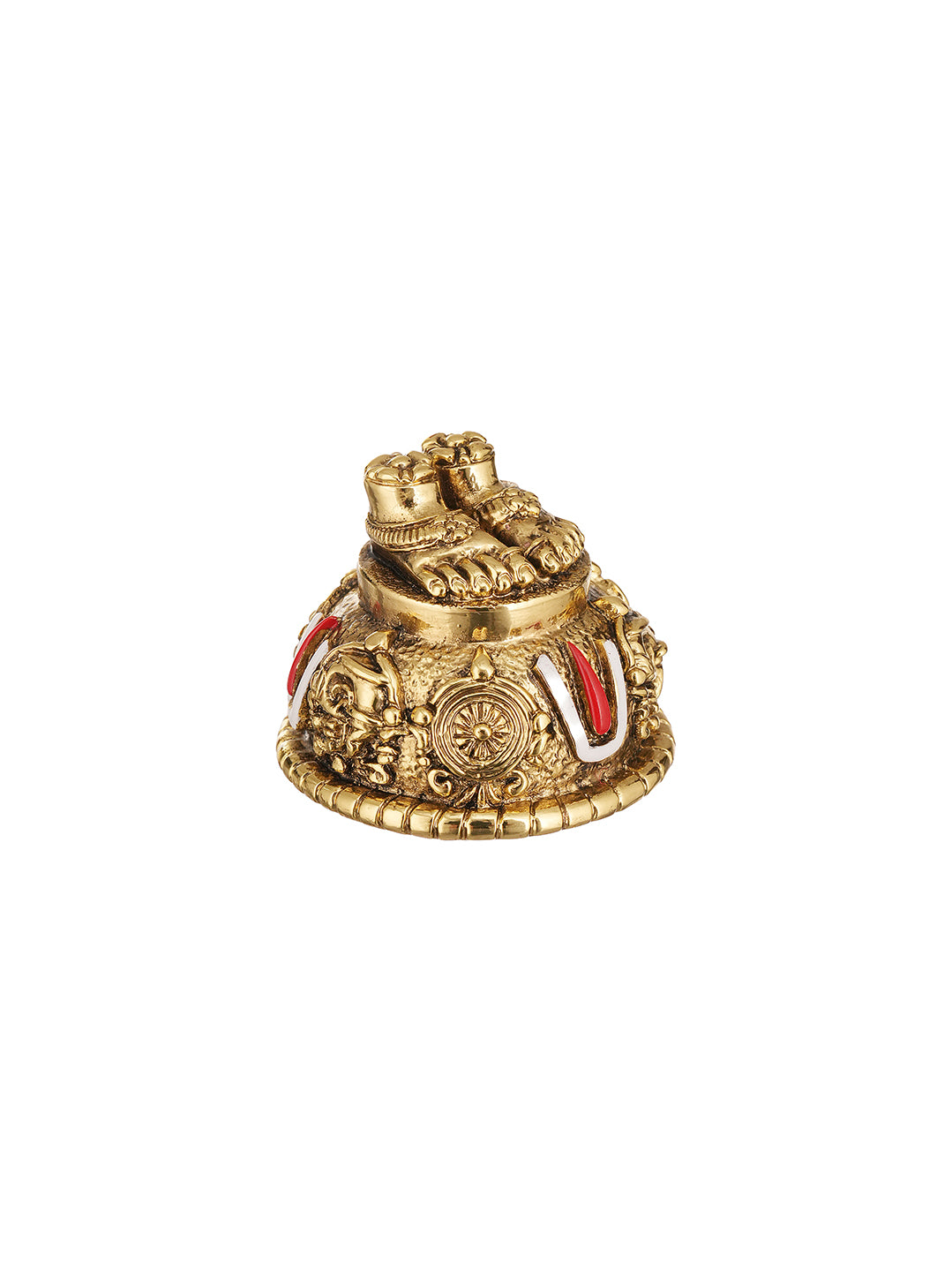 Saraf RS Tirupati Balaji Charan Paduka (999 Silver Plated)