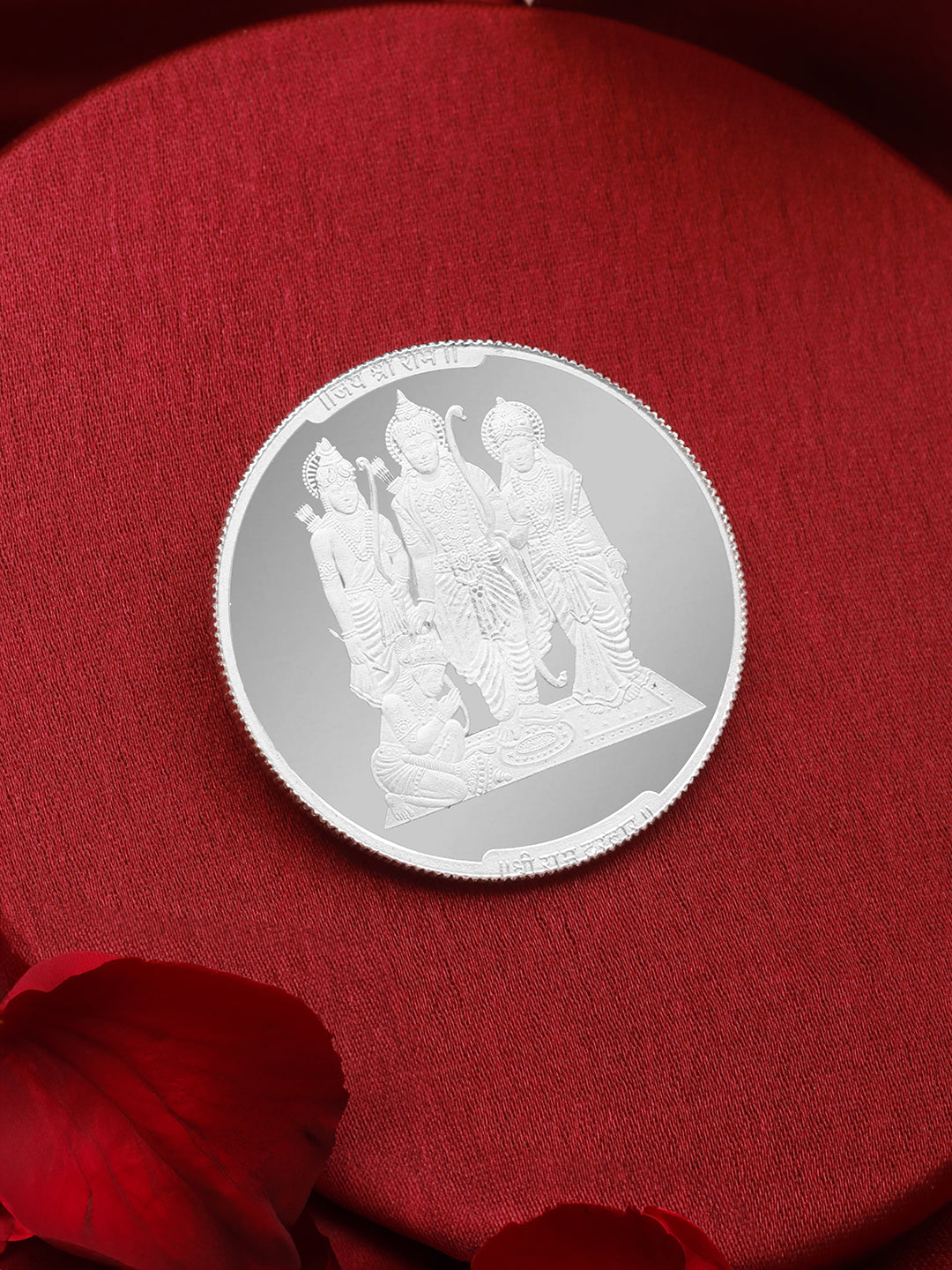 999 Silver Ayodhya Shri Ram Mandir with Ram Darbar Coin 10 Grams