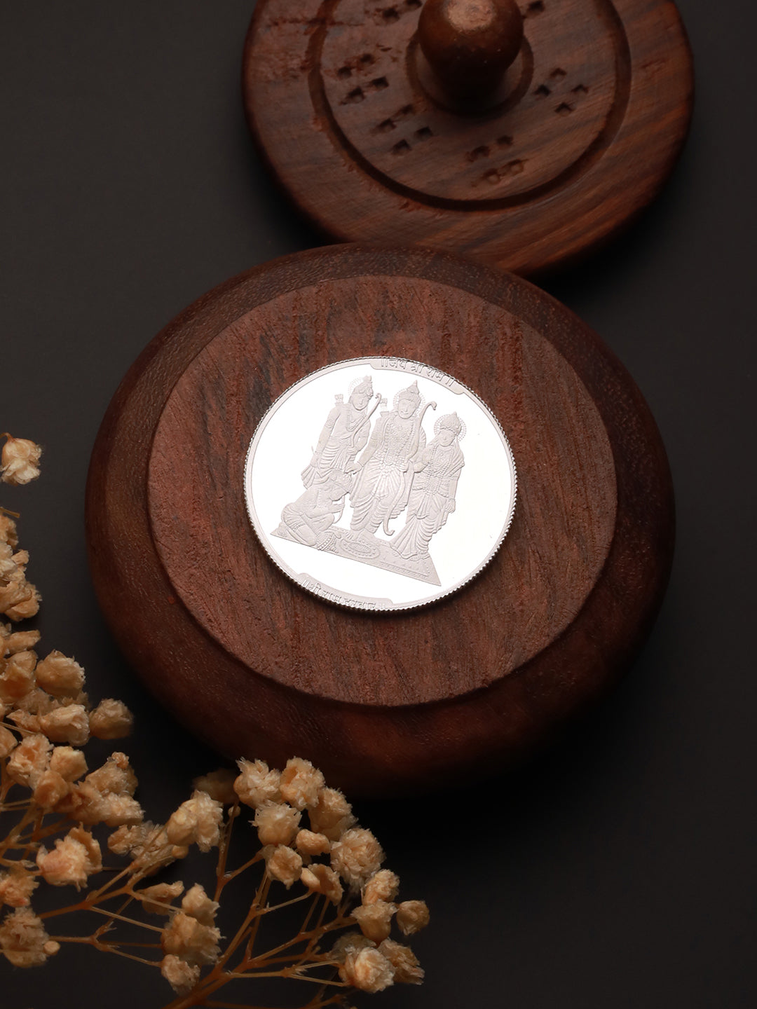 999 Silver Ayodhya Shri Ram Mandir with Ram Darbar Coin 10 Grams