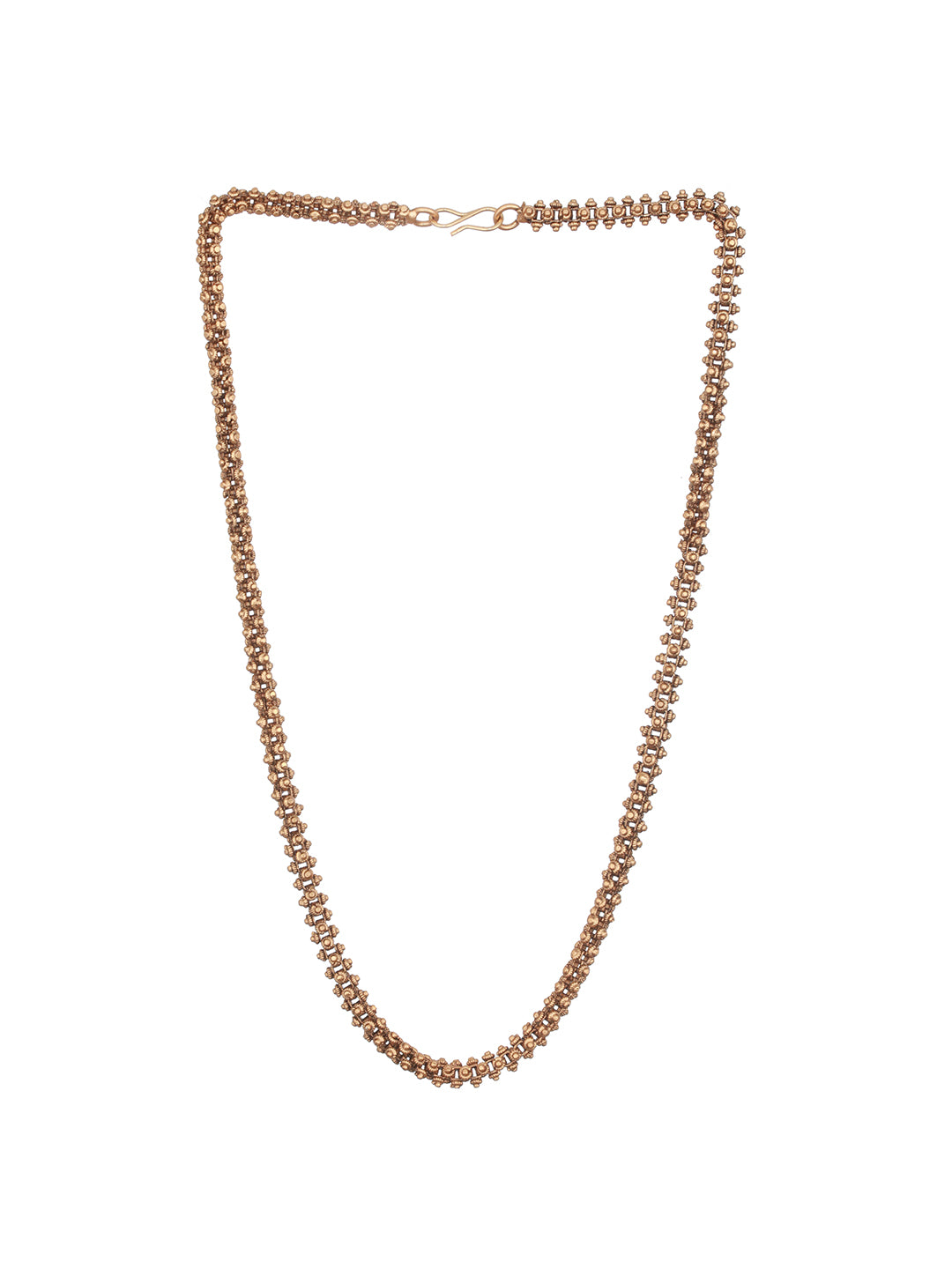 Antique Gold Plated Ball Design 18 inch Dailywear  Necklace  Chain